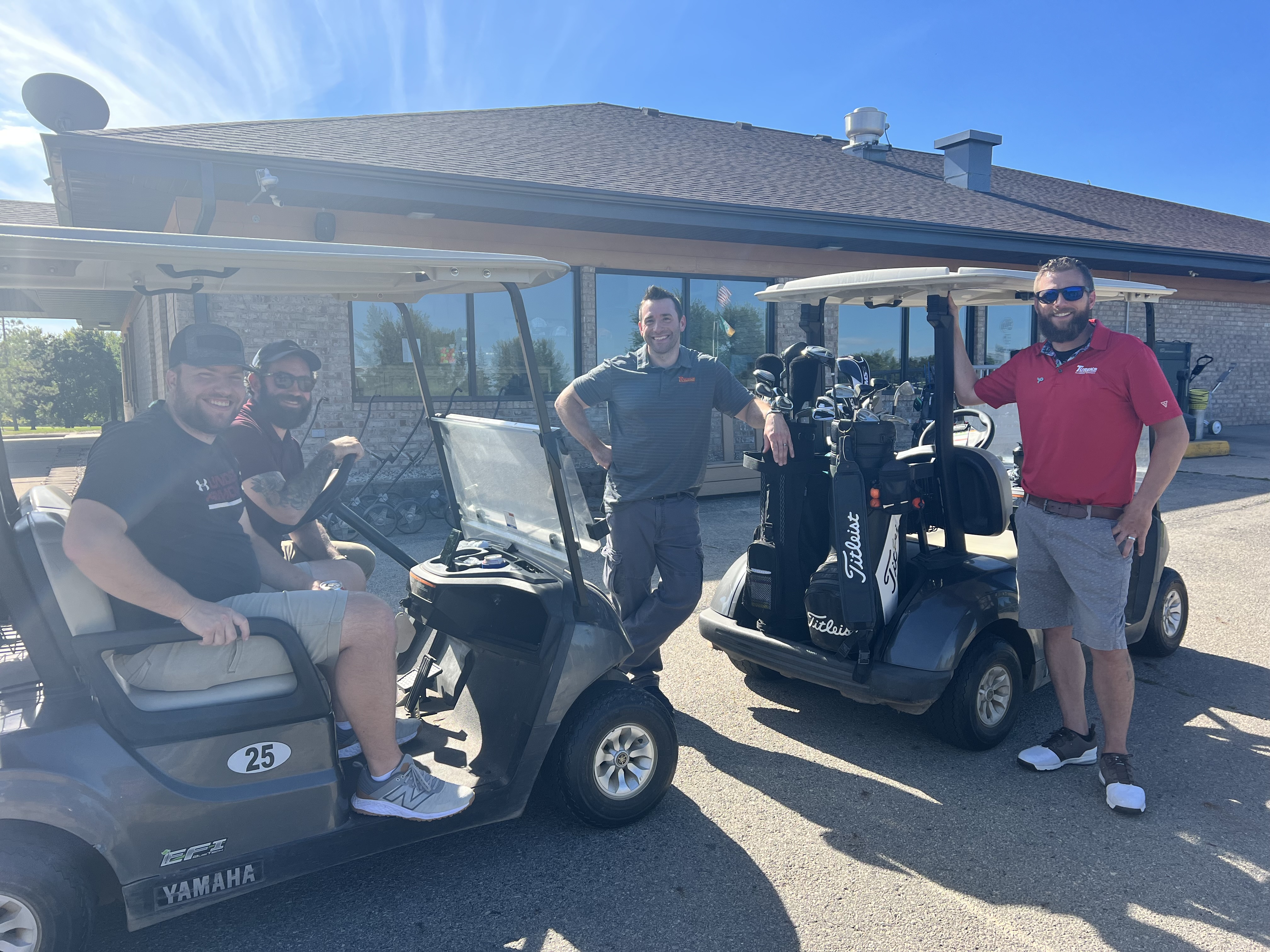 Team spirit and a touch of leisure define Tureks Plumbing Services, showcasing quality, service, and professionalism.