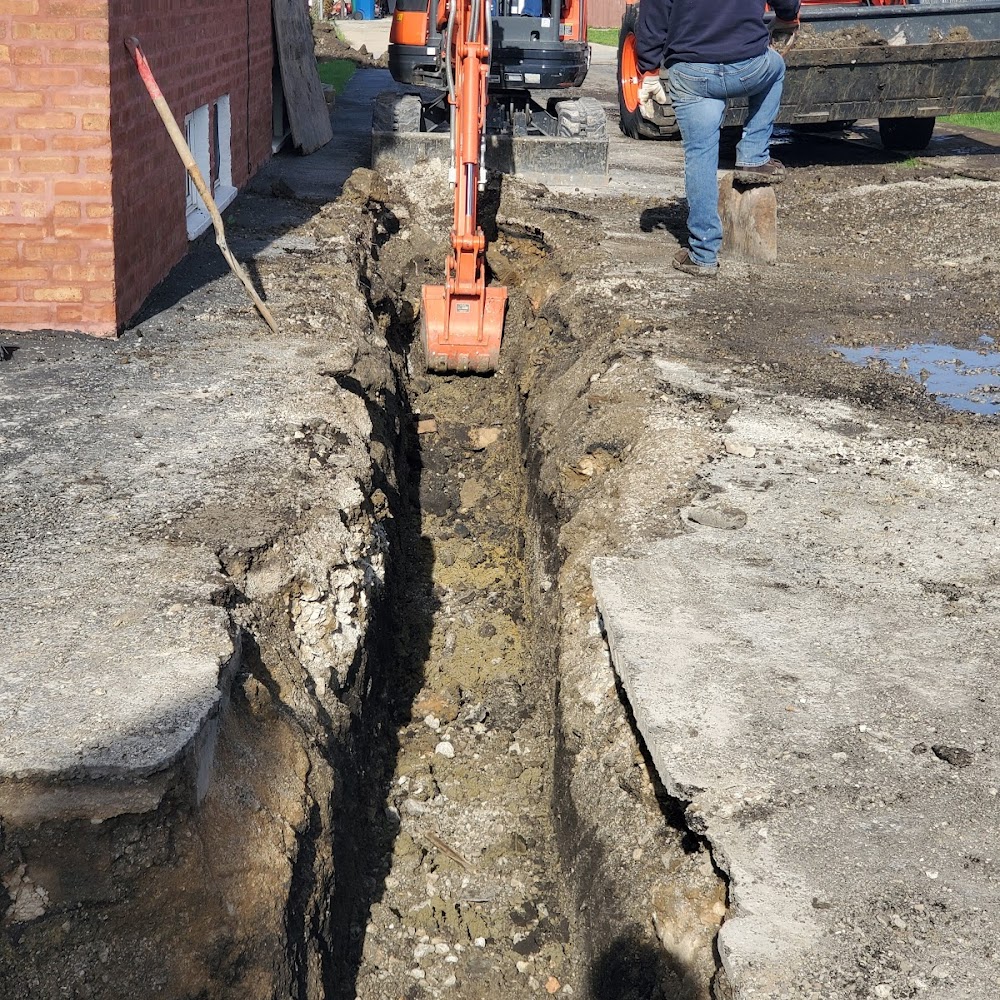 Experience the expertise of Flatley's Plumbing Express for all your excavation and sewer line needs.