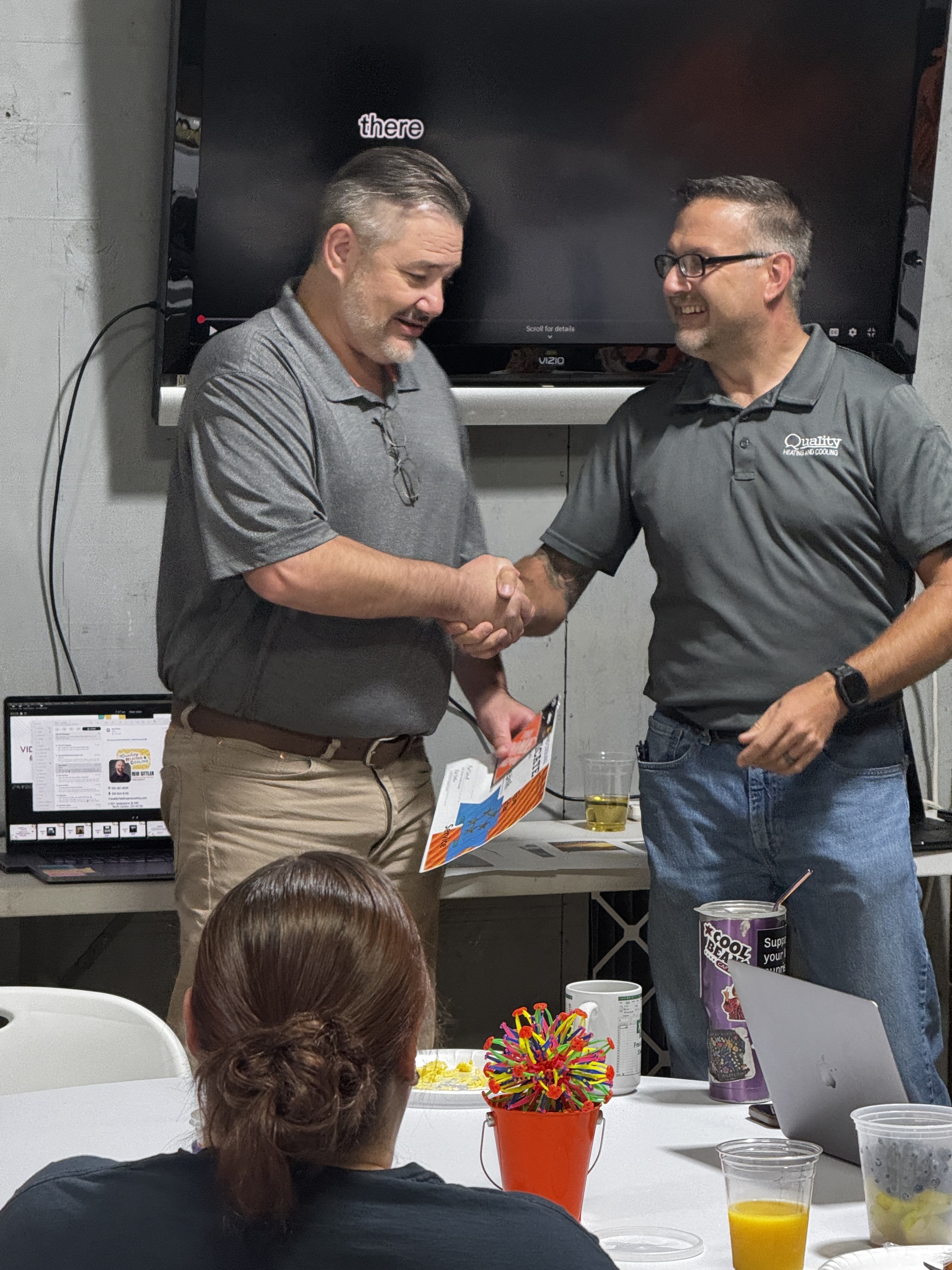 At Quality Heating & Cooling, excellence is our standard. Join us as we celebrate yet another achievement in providing top-notch HVAC services.