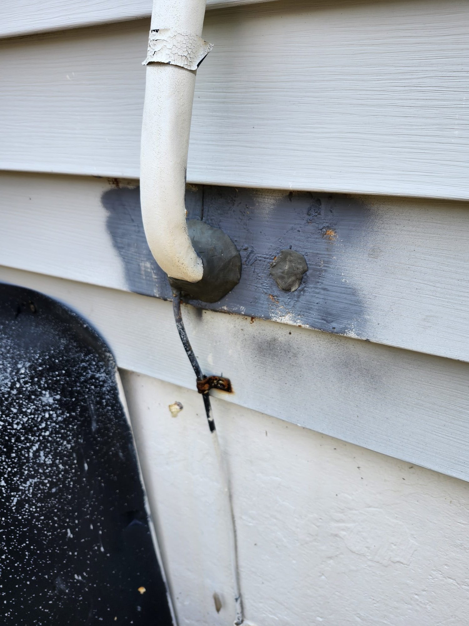 At Service Professionals, we ensure your home systems look clean and work efficiently, unlike the common issues seen here.