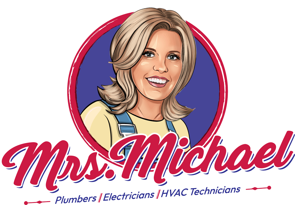 Mrs. Michael Plumbers, Electricians, and HVAC Technicians Logo