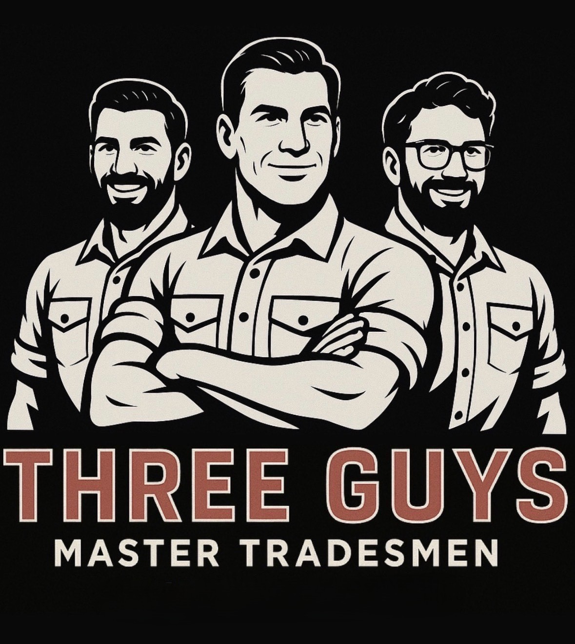 Three Guys Master Tradesmen Logo