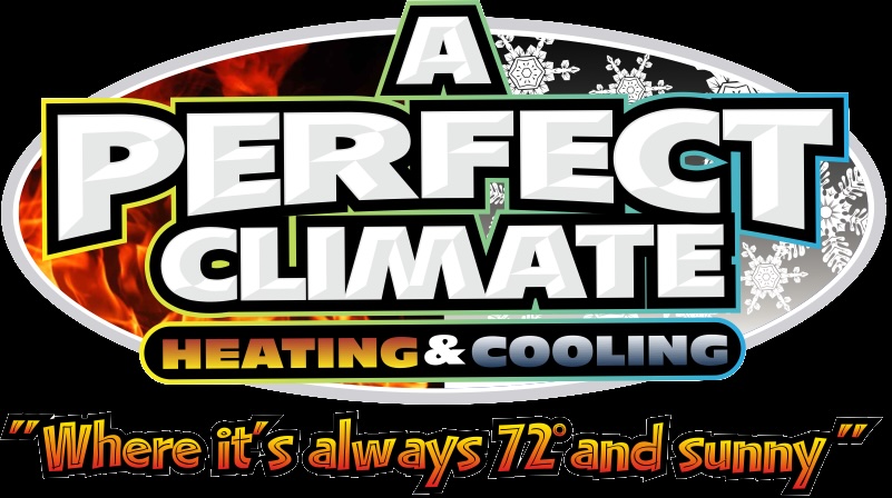 A Perfect Climate Heating & Cooling Logo