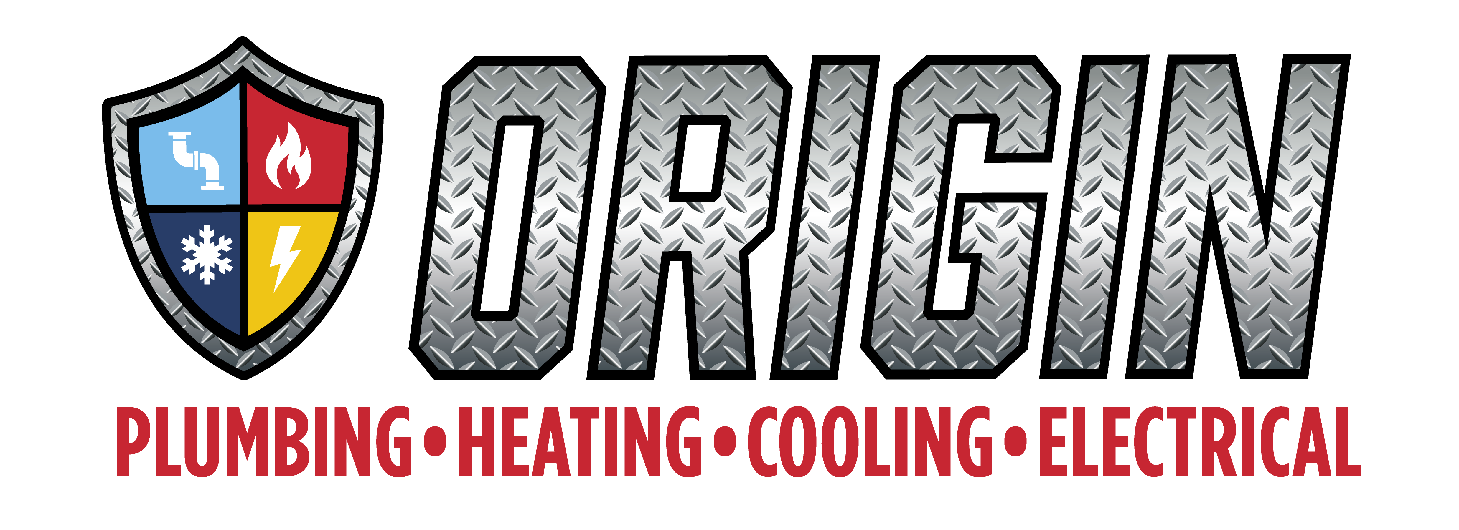 Origin Plumbing Heating Cooling Electrical Logo