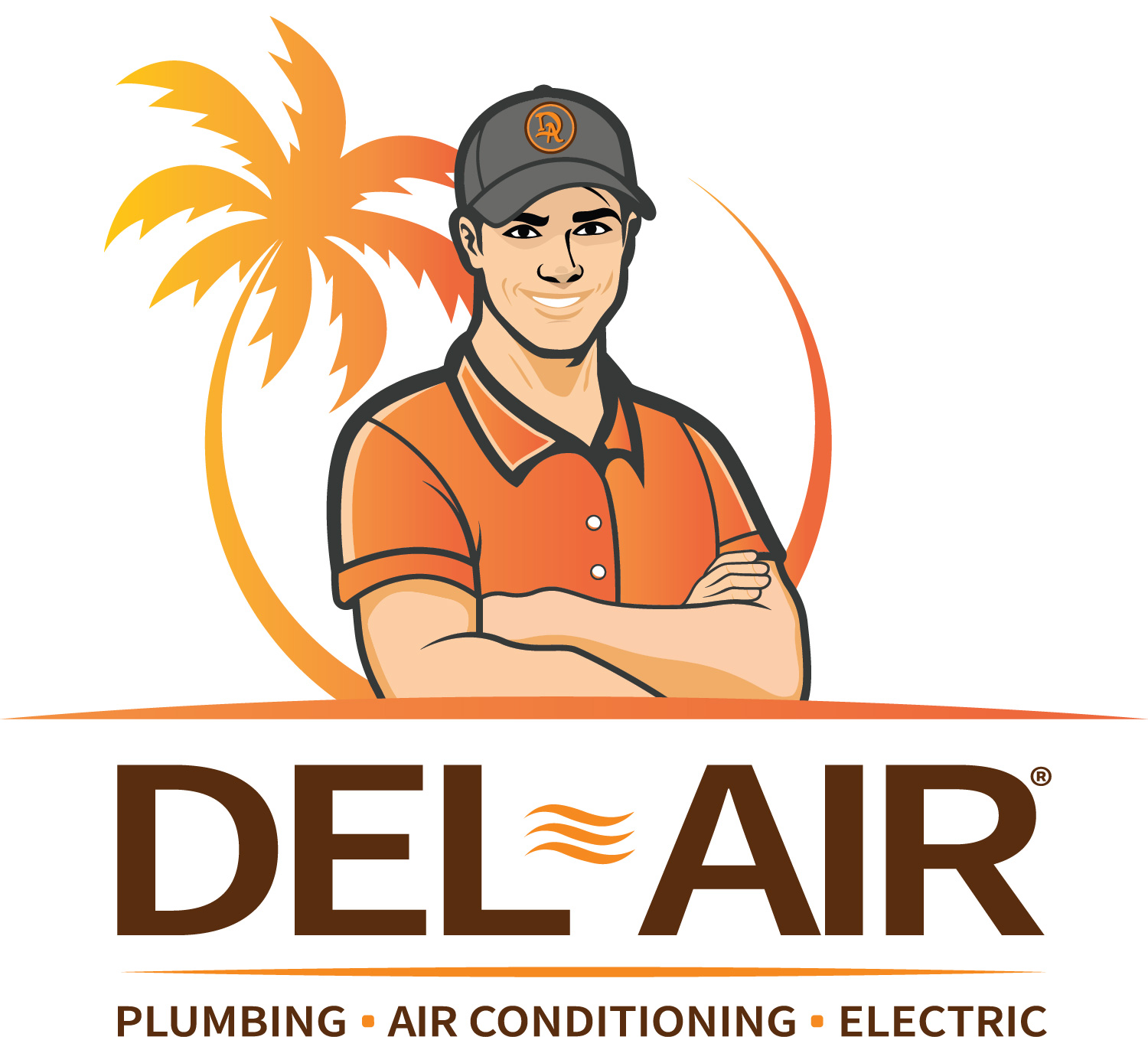 Del-Air Heating, Air Conditioning, Plumbing and Electrical Logo