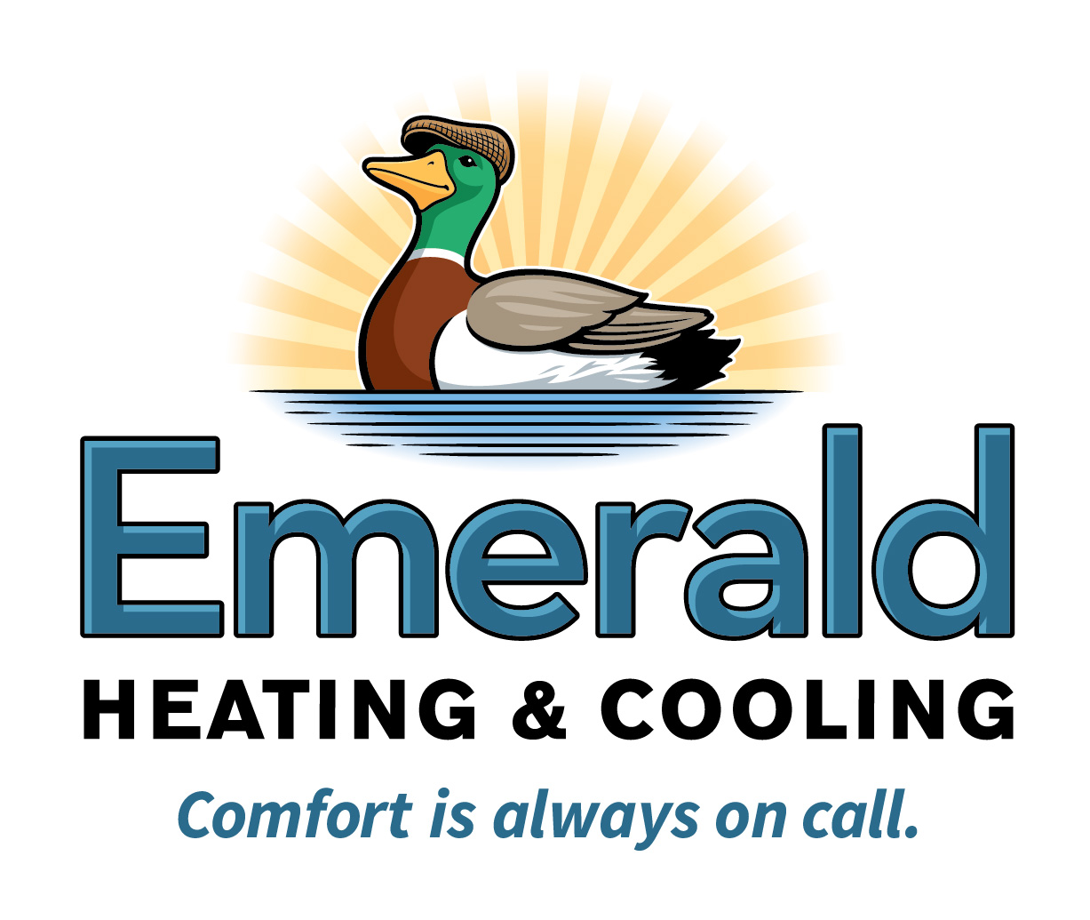 Emerald Heating & Cooling Logo