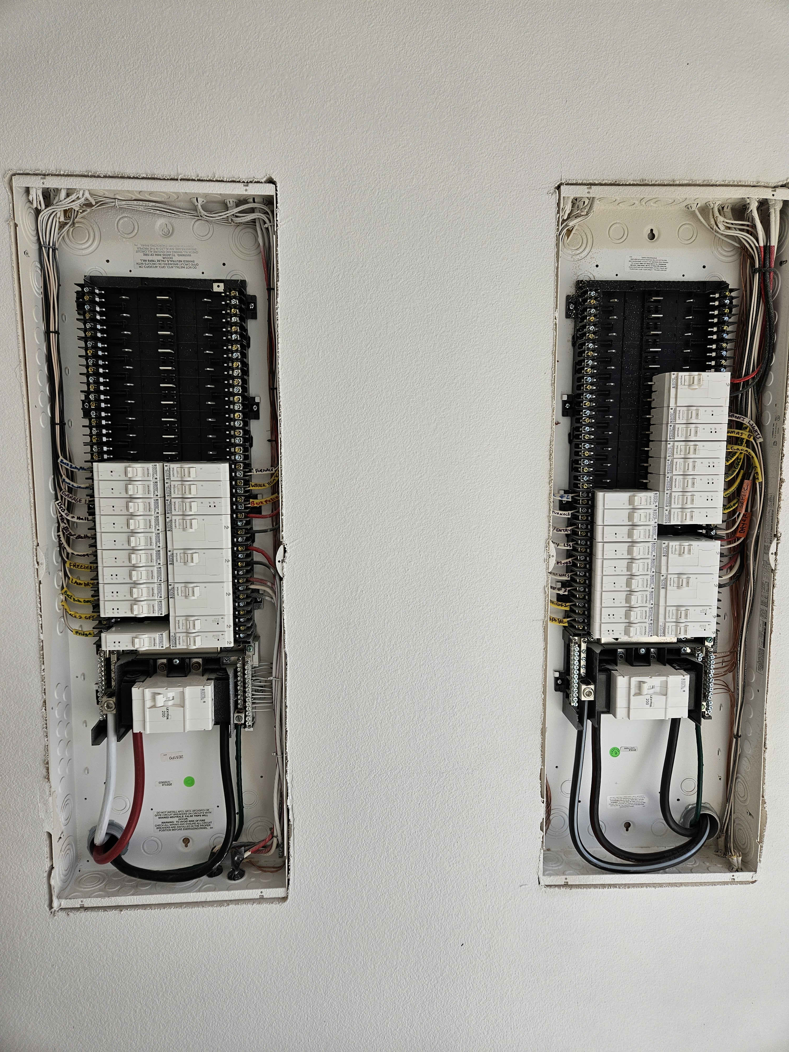 Blue Line Electric ensures your home's safety with top-notch electrical panel installations.