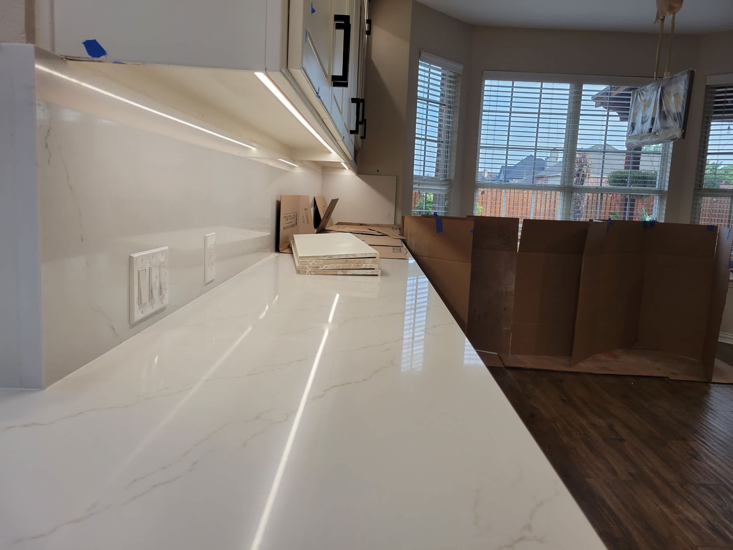 Upgrade your home with Blue Line Electric's premium kitchen lighting solutions.