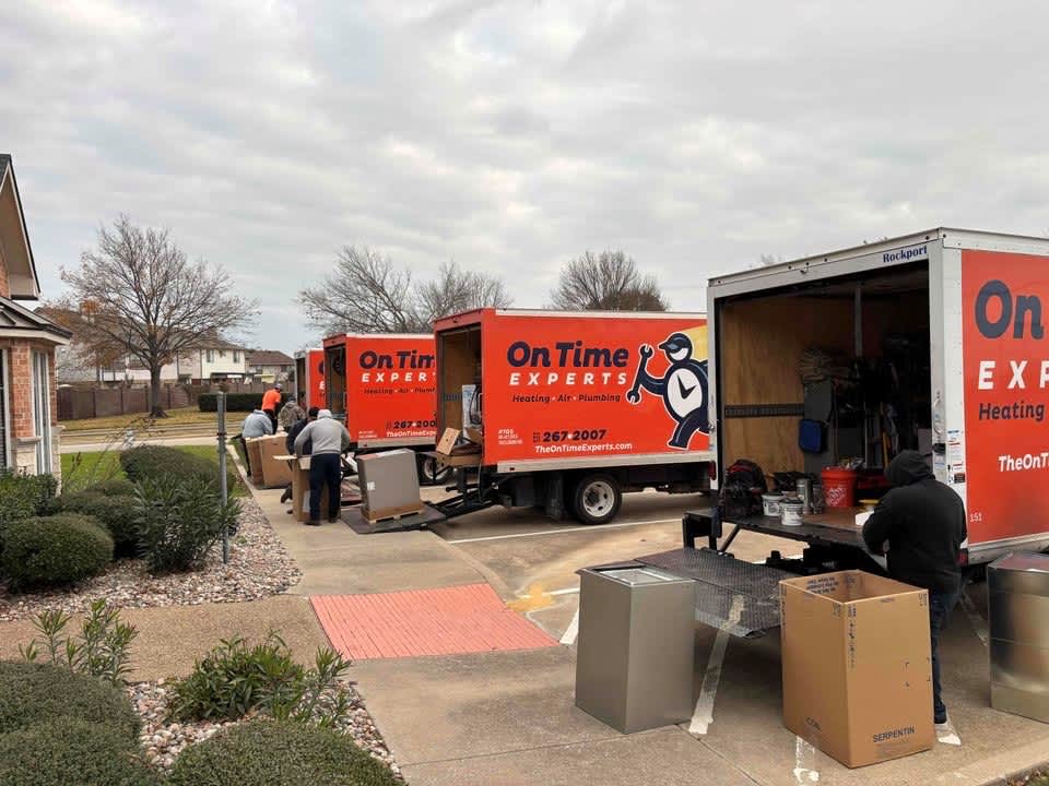 On Time Experts: Delivering prompt and reliable Heating, Air, and Plumbing solutions right to your doorstep.