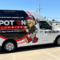 Spot On Plumbing: Your Dog's Favorite Plumbers, bringing reliable and friendly service to Tulsa!