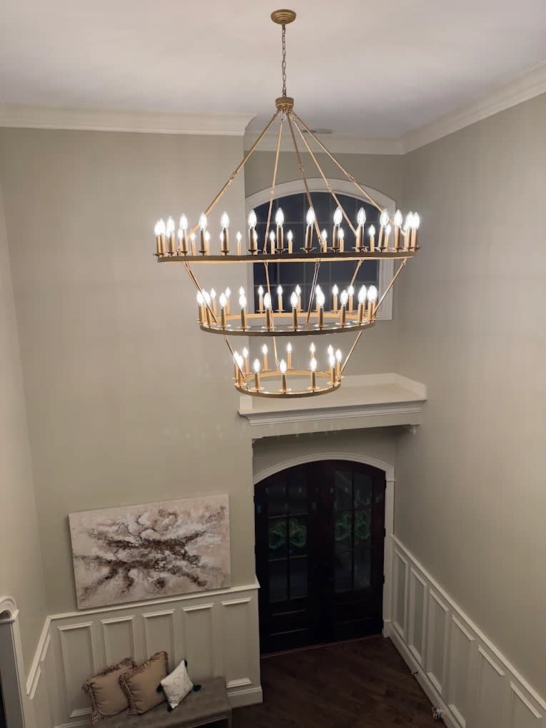 Illuminate your home with Dawson's Electric & Air's exquisite lighting solutions, enhancing elegance and style effortlessly.