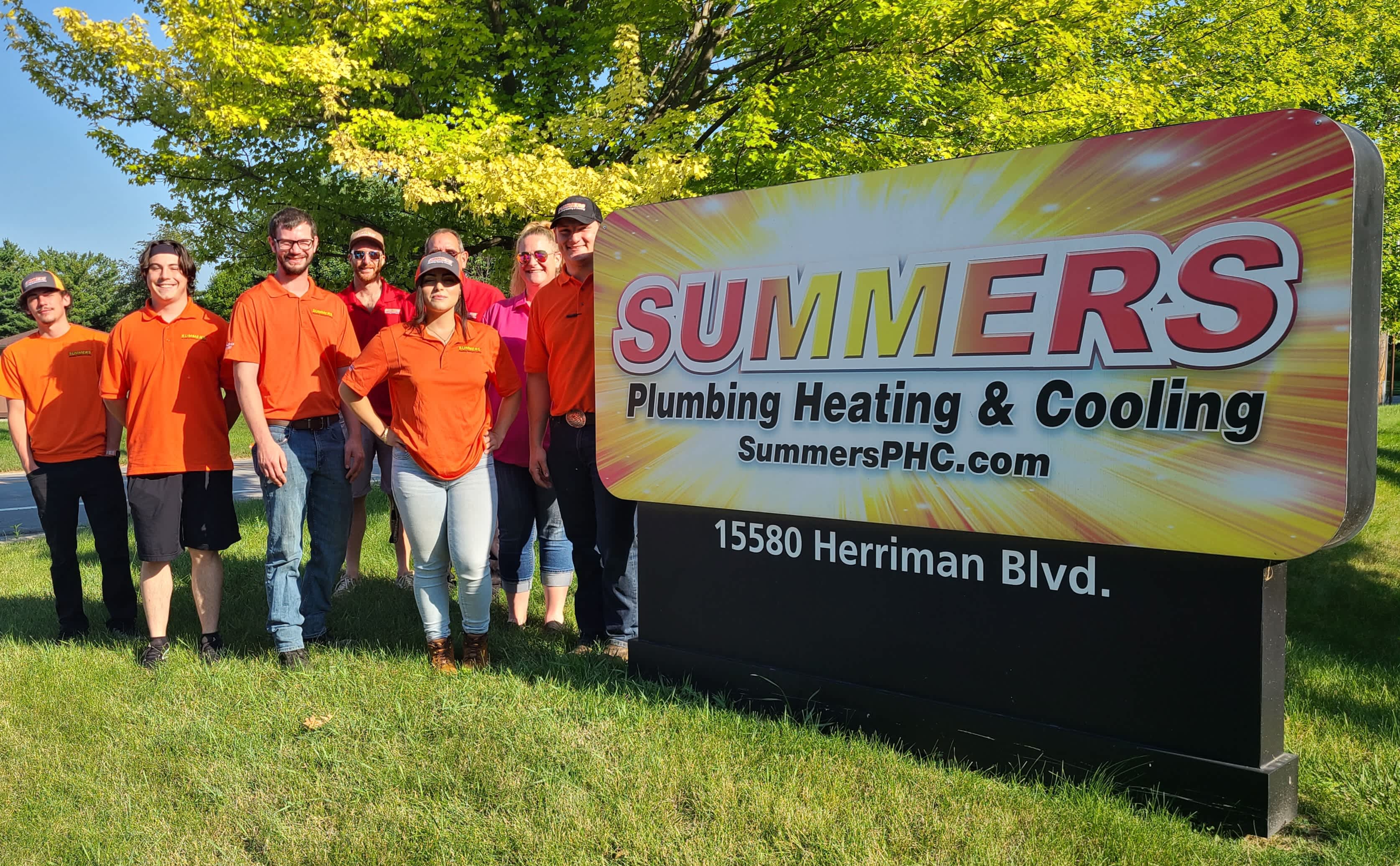 Experience top-quality service with the friendly team at Summers Plumbing Heating & Cooling. Visit us at 15580 Herriman Blvd.