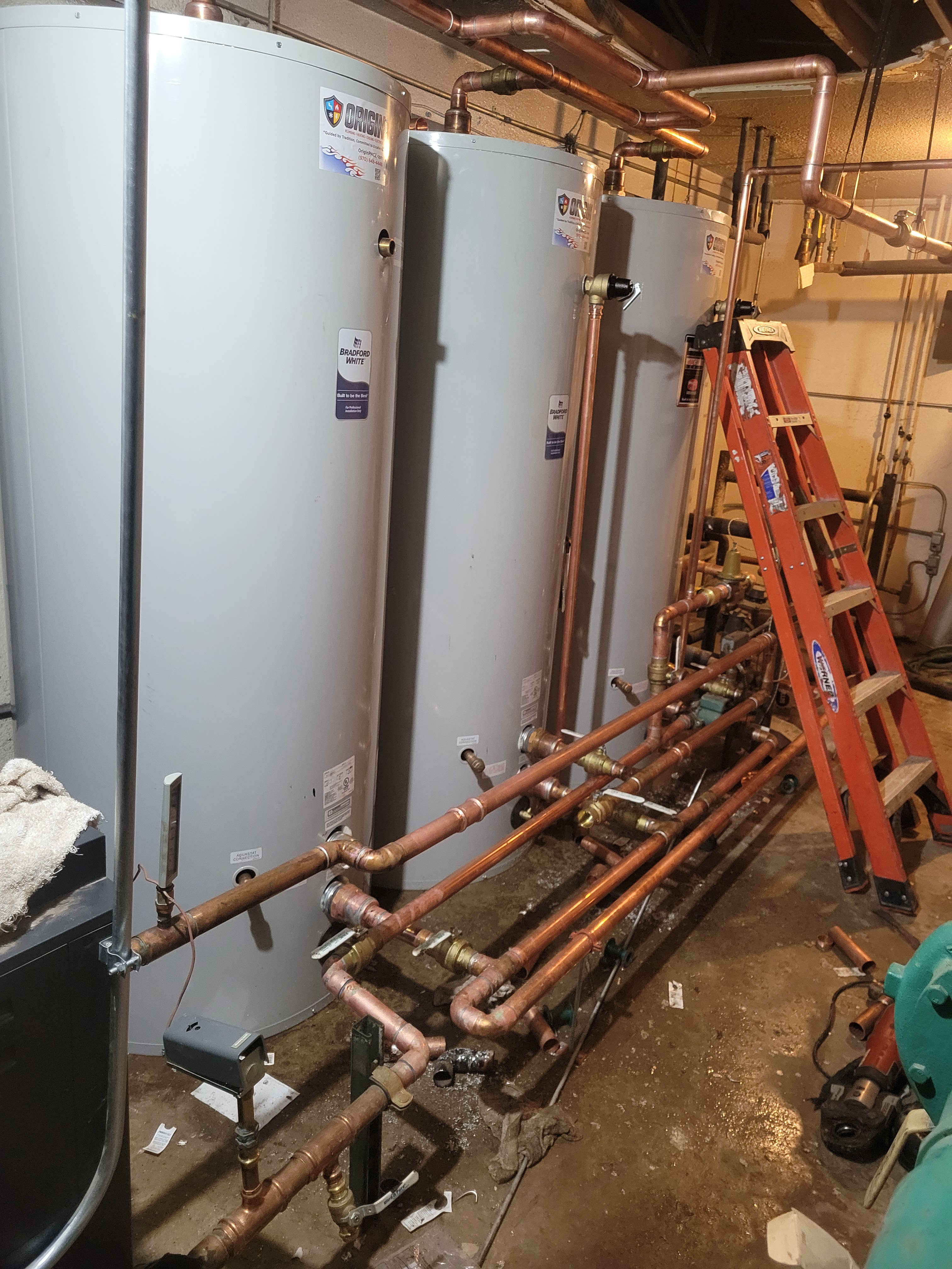 Origin Plumbing Heating Cooling Electrical ensures top-notch water heater installation with quality materials and professional service. Trust the experts for efficient solutions.