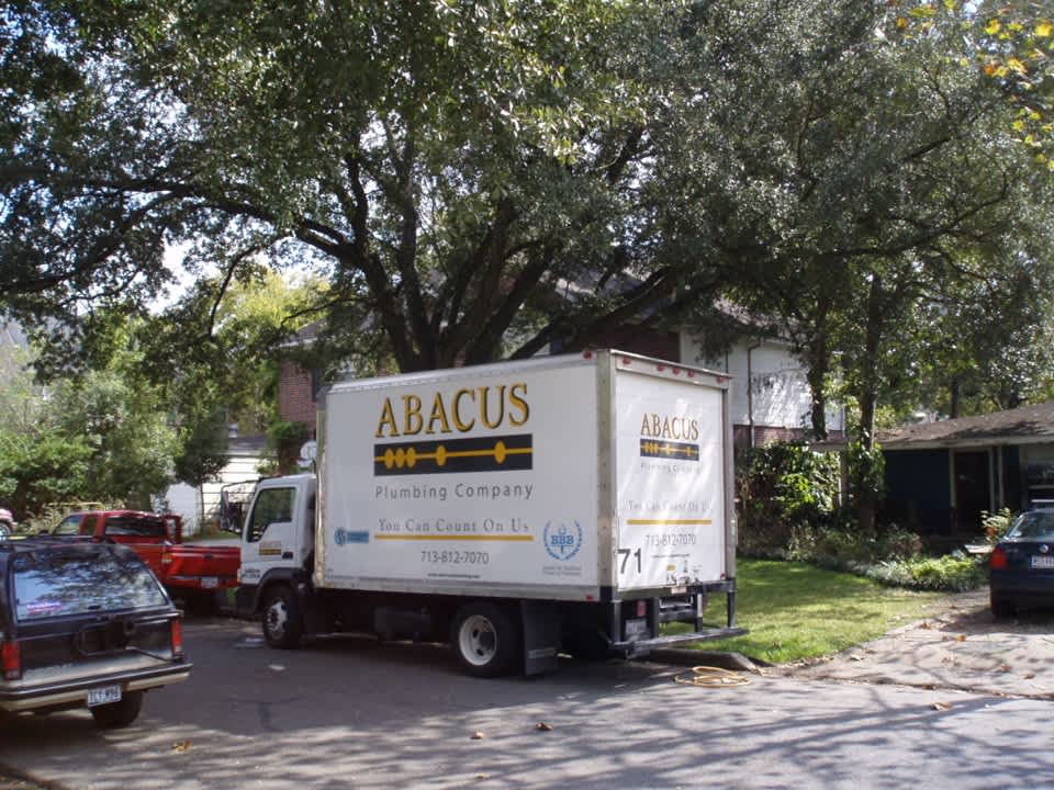 A clean, professional crew from Abacus Plumbing, Air Conditioning & Electrical arrives on time to care for your home's plumbing with confidence.
