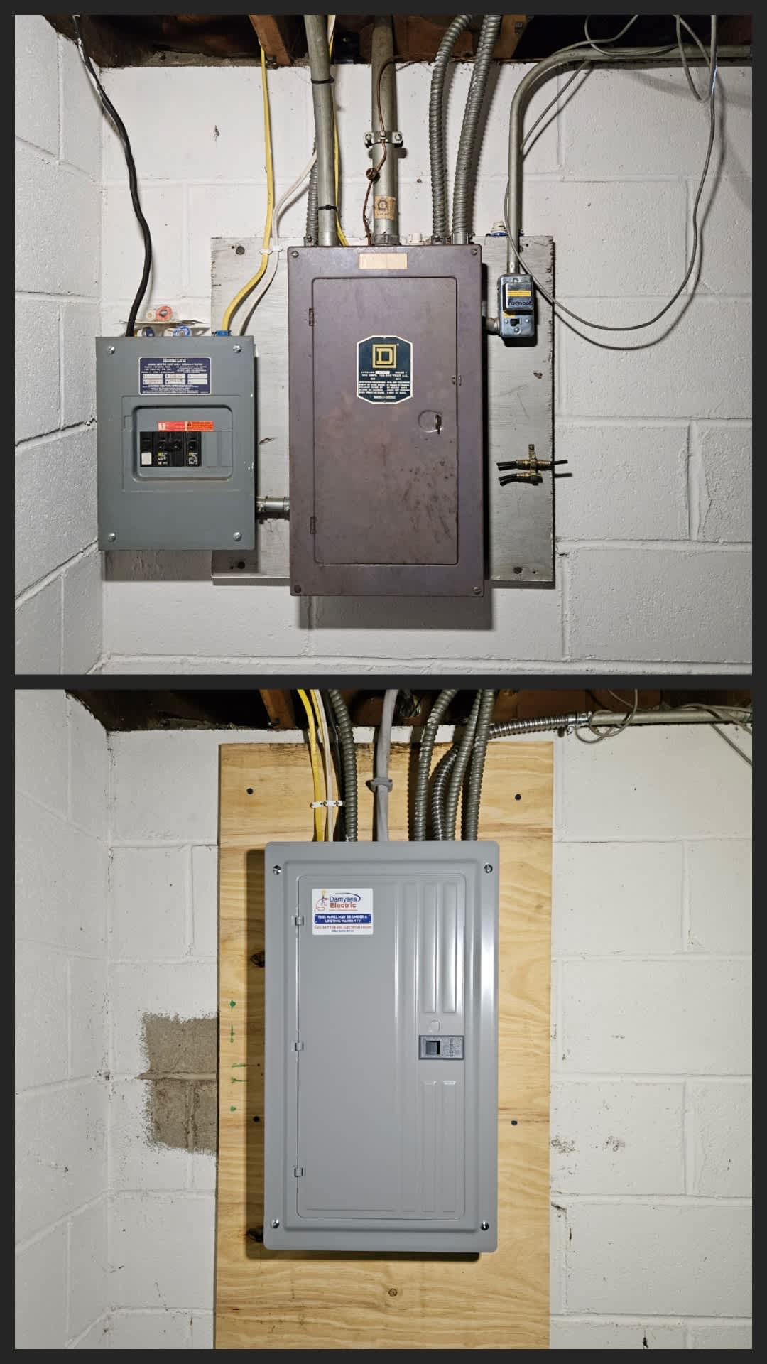 Damyans Electric Inc. showcases professionalism with top-quality electrical panel upgrades, securing your home's electrical needs efficiently.