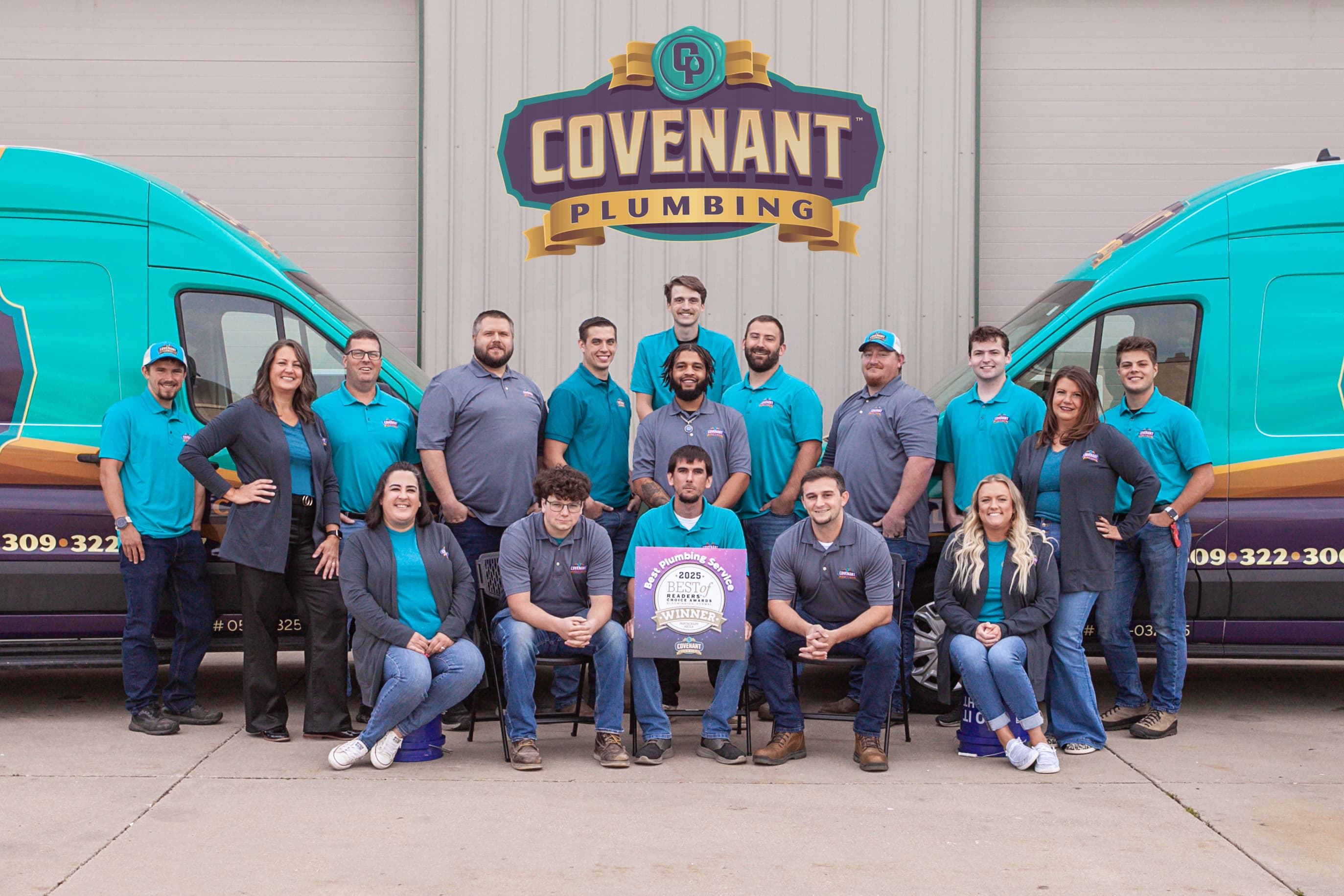 At Covenant Plumbing, our award-winning team is ready to serve you with unmatched professionalism.