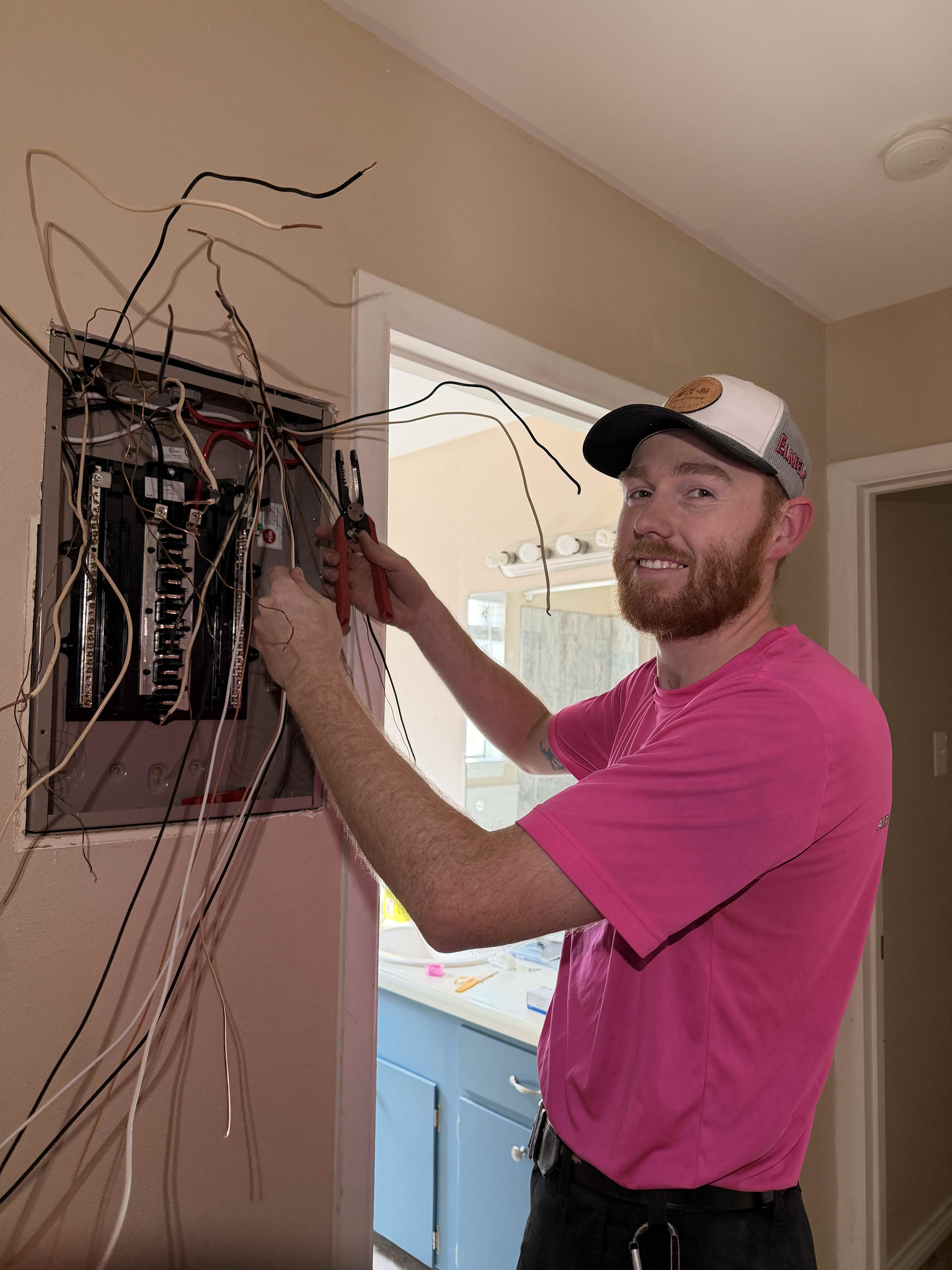 Experience seamless electrical solutions with Elmer's Home Services, where professionalism and expertise come together to brighten your home.