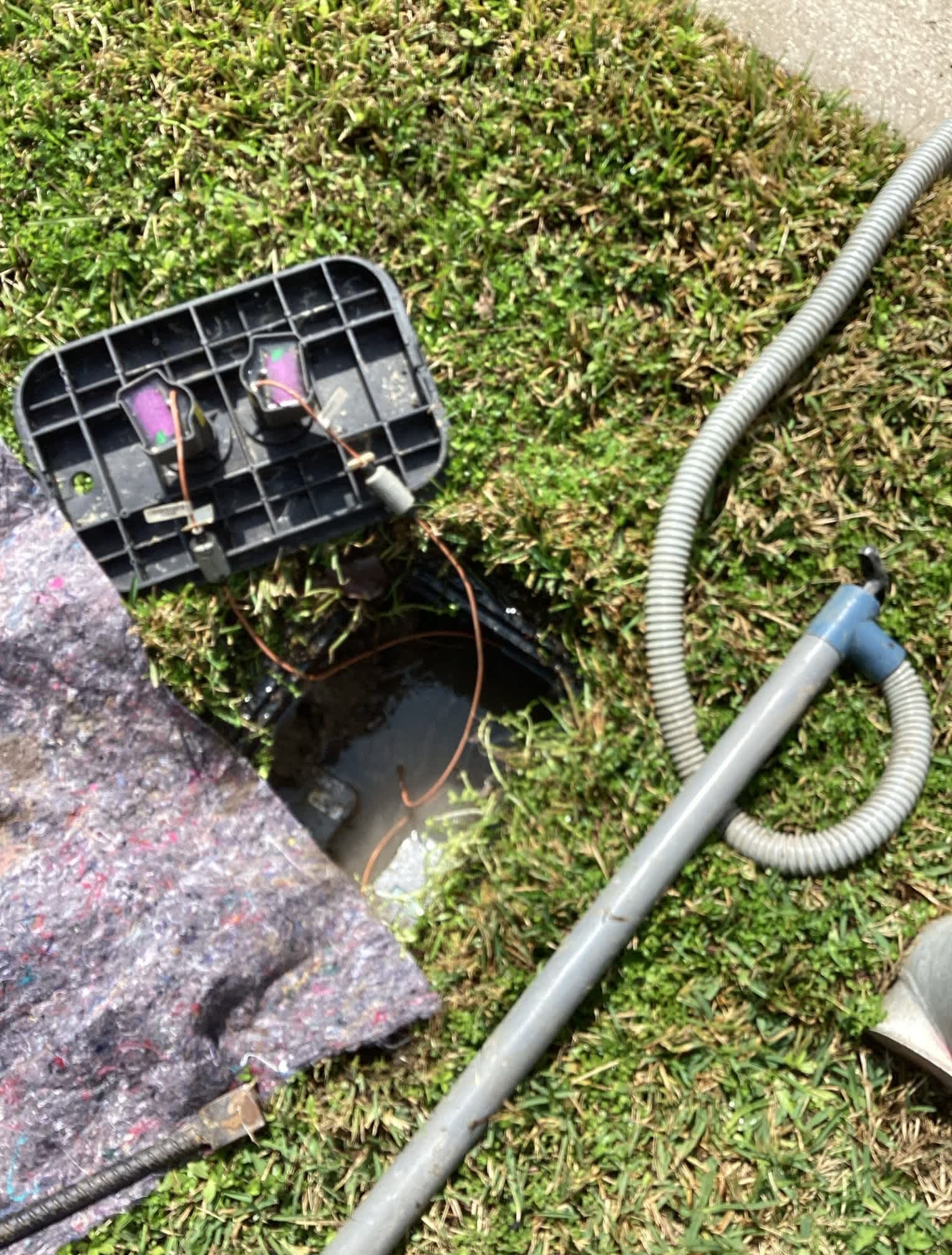 Abacus Plumbing, Air Conditioning & Electrical carefully services buried utility valves on-site, protecting the lawn while diagnosing wiring and water issues.