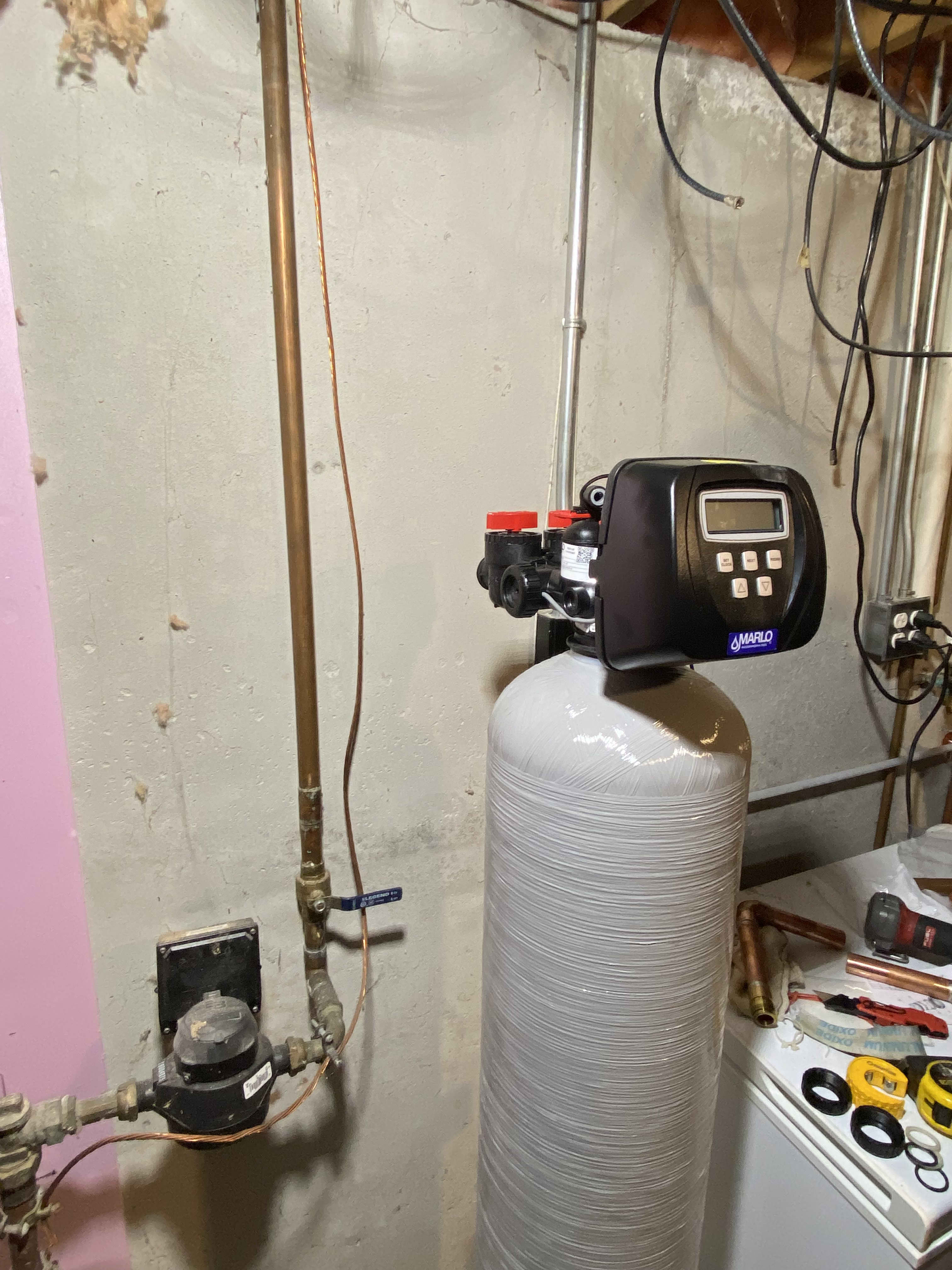 Tureks Plumbing Services installed this modern water treatment system with care, delivering reliable performance and visible craftsmanship.