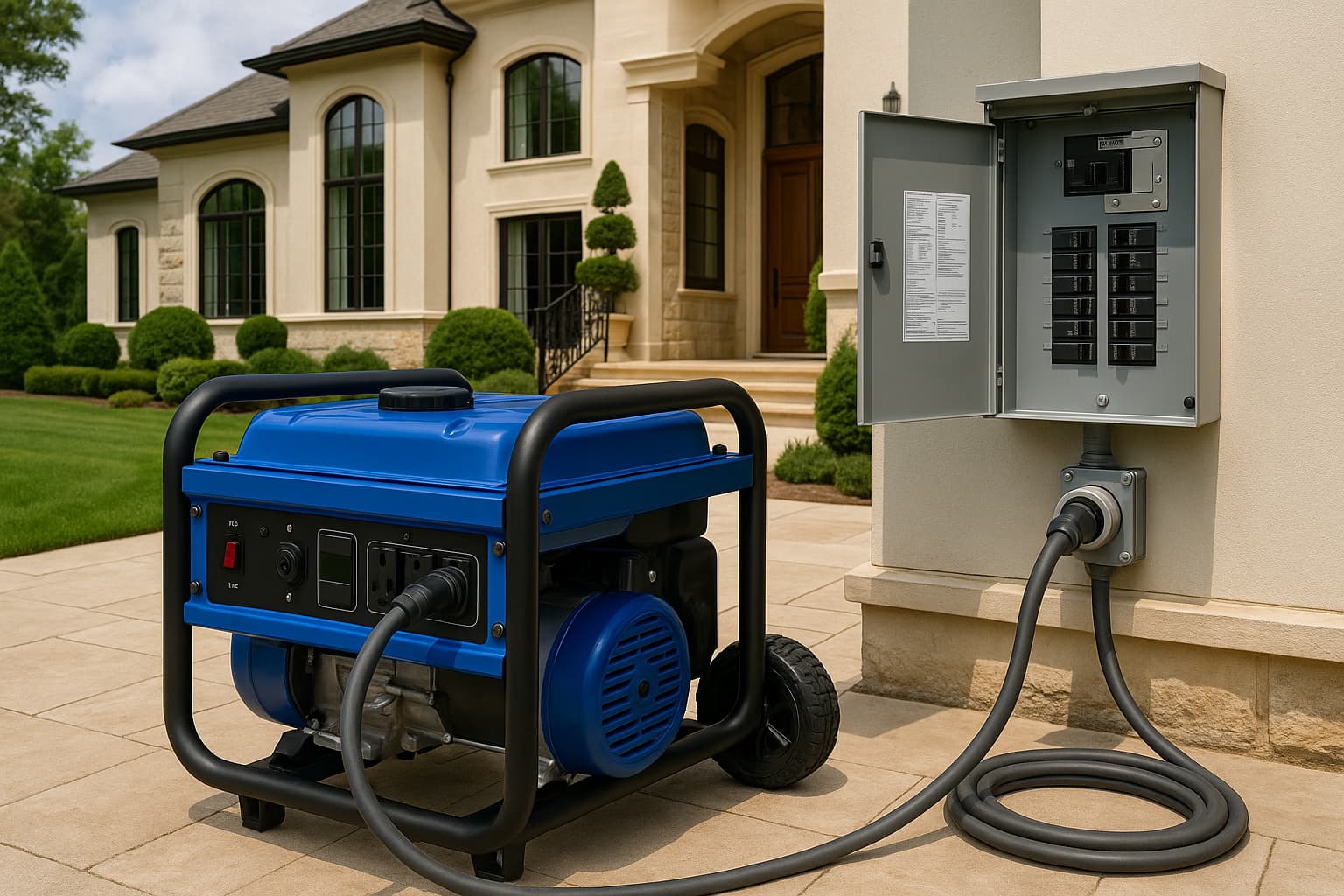 Ensure uninterrupted power with Blue Line Electric's reliable standby generator solutions.