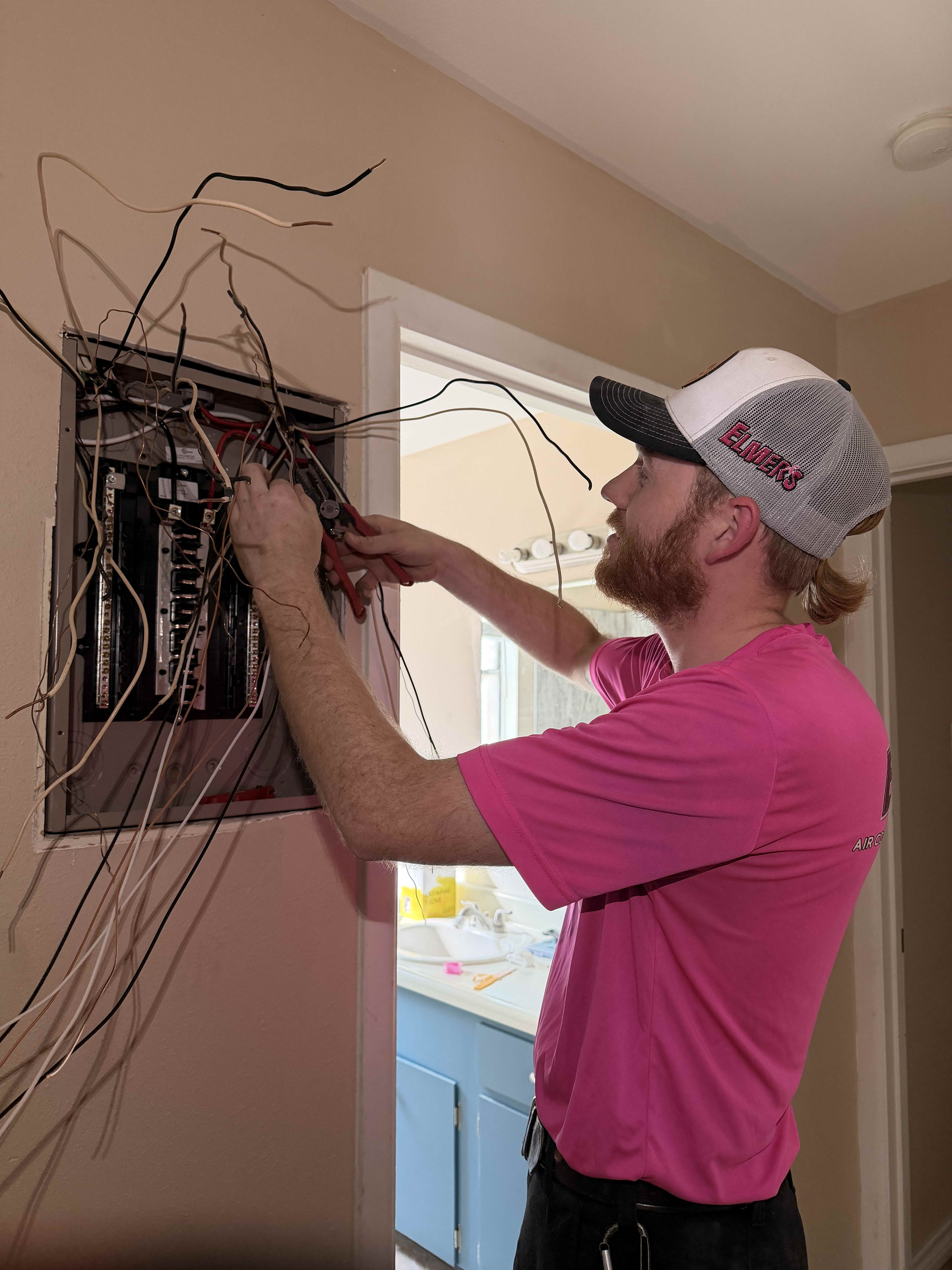 At Elmer's Home Services, we ensure your home's electrical systems are in expert hands, providing reliable and professional service every time.