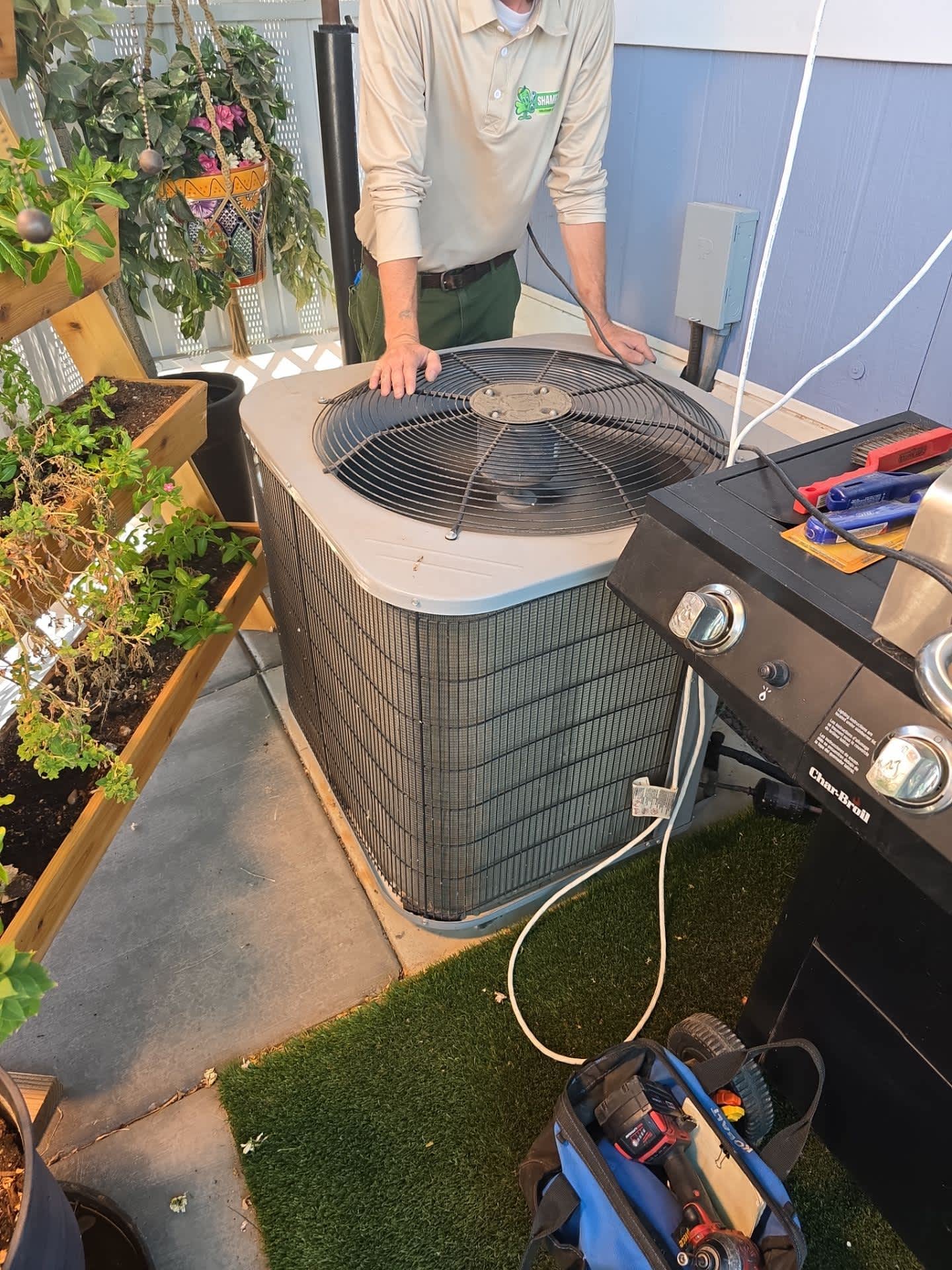 Shamrock Heating & Cooling ensures top-notch service with our professional technicians, ready to handle your HVAC needs with expertise.