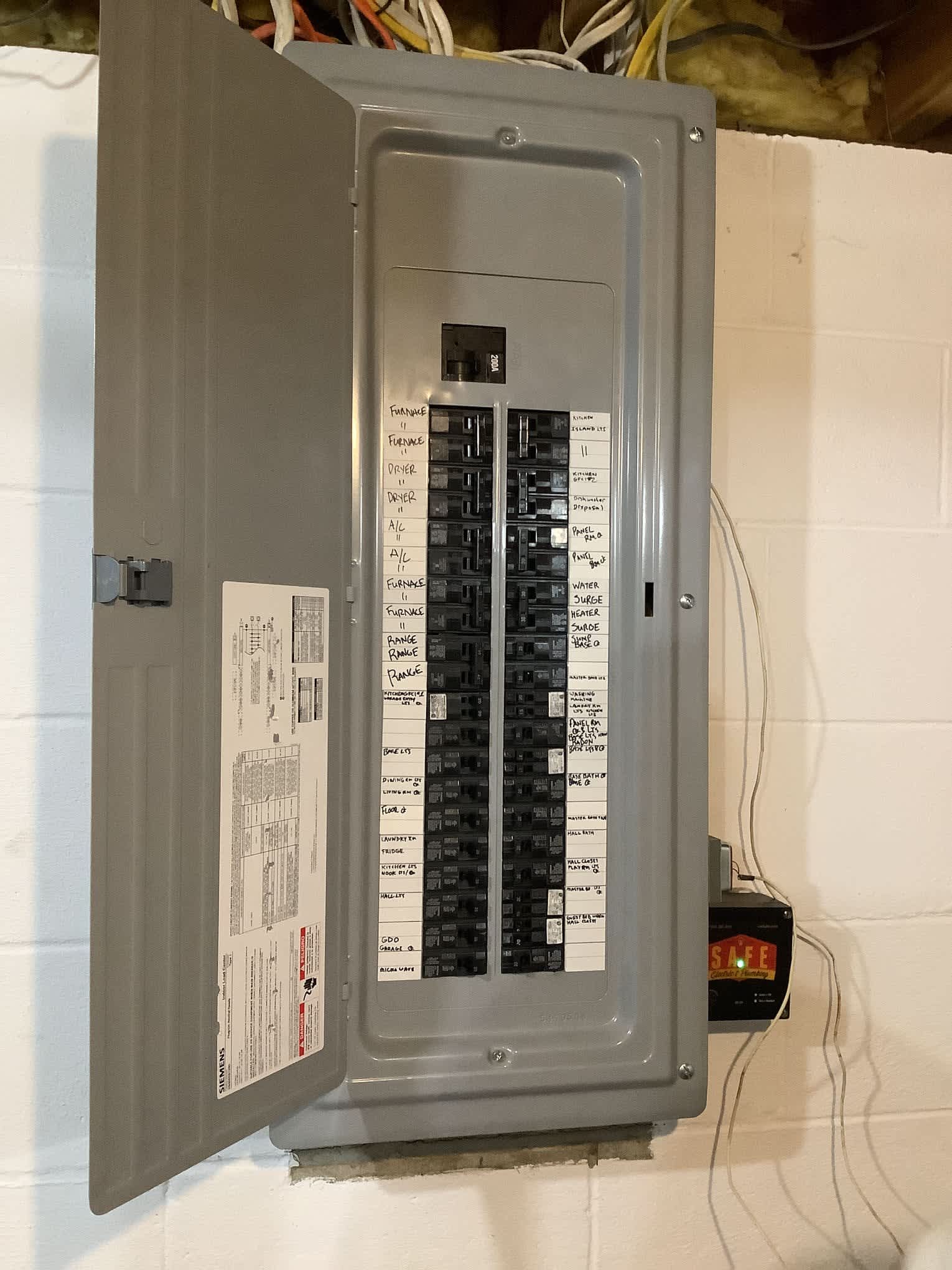 Ensure your home’s electrical safety and reliability with Safe Electric and Plumbing’s expert panel installations.