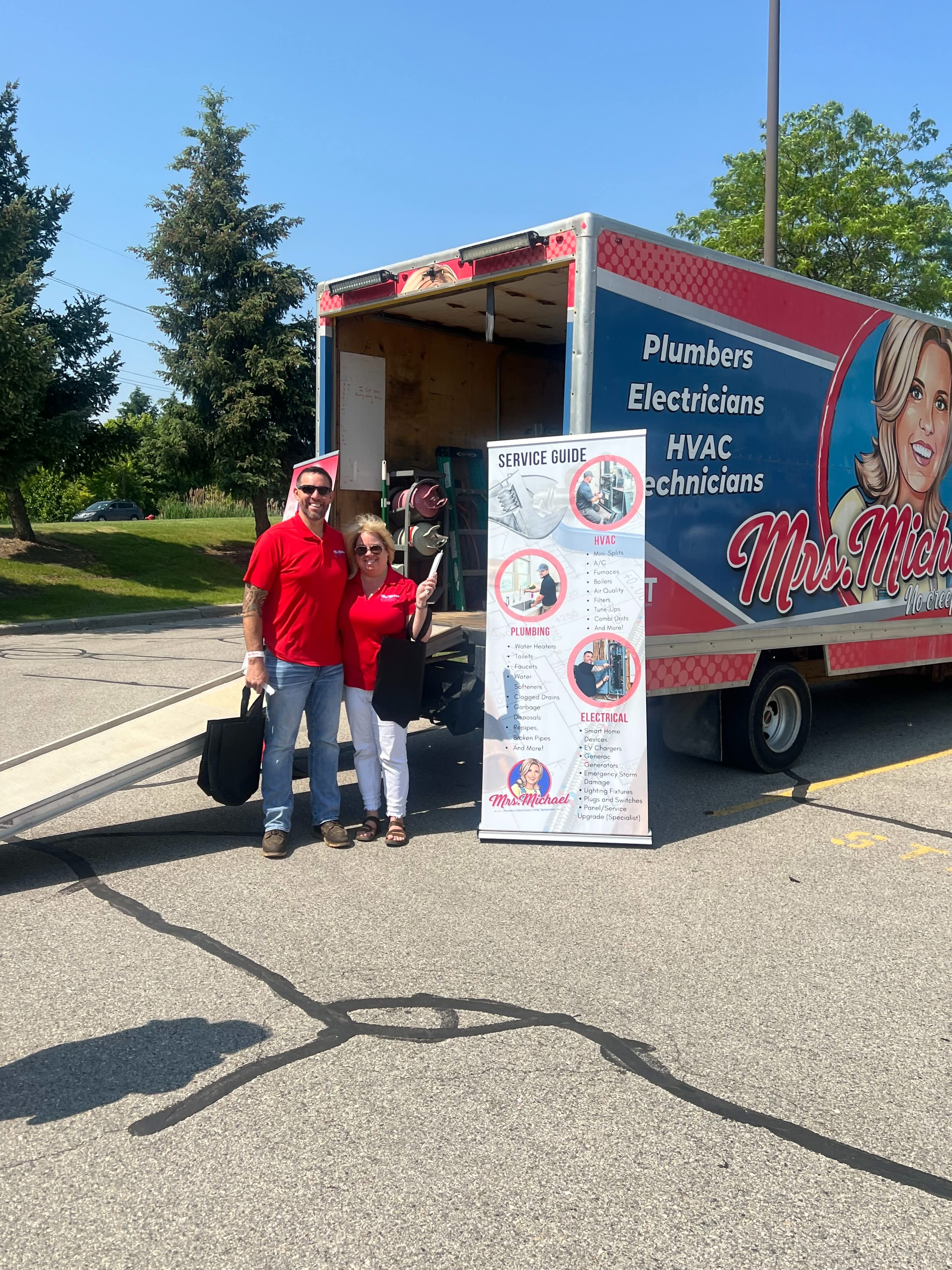 Trust the experts at Mrs. Michael Plumbers, Electricians, and HVAC Technicians to deliver top-notch service wherever you need it.