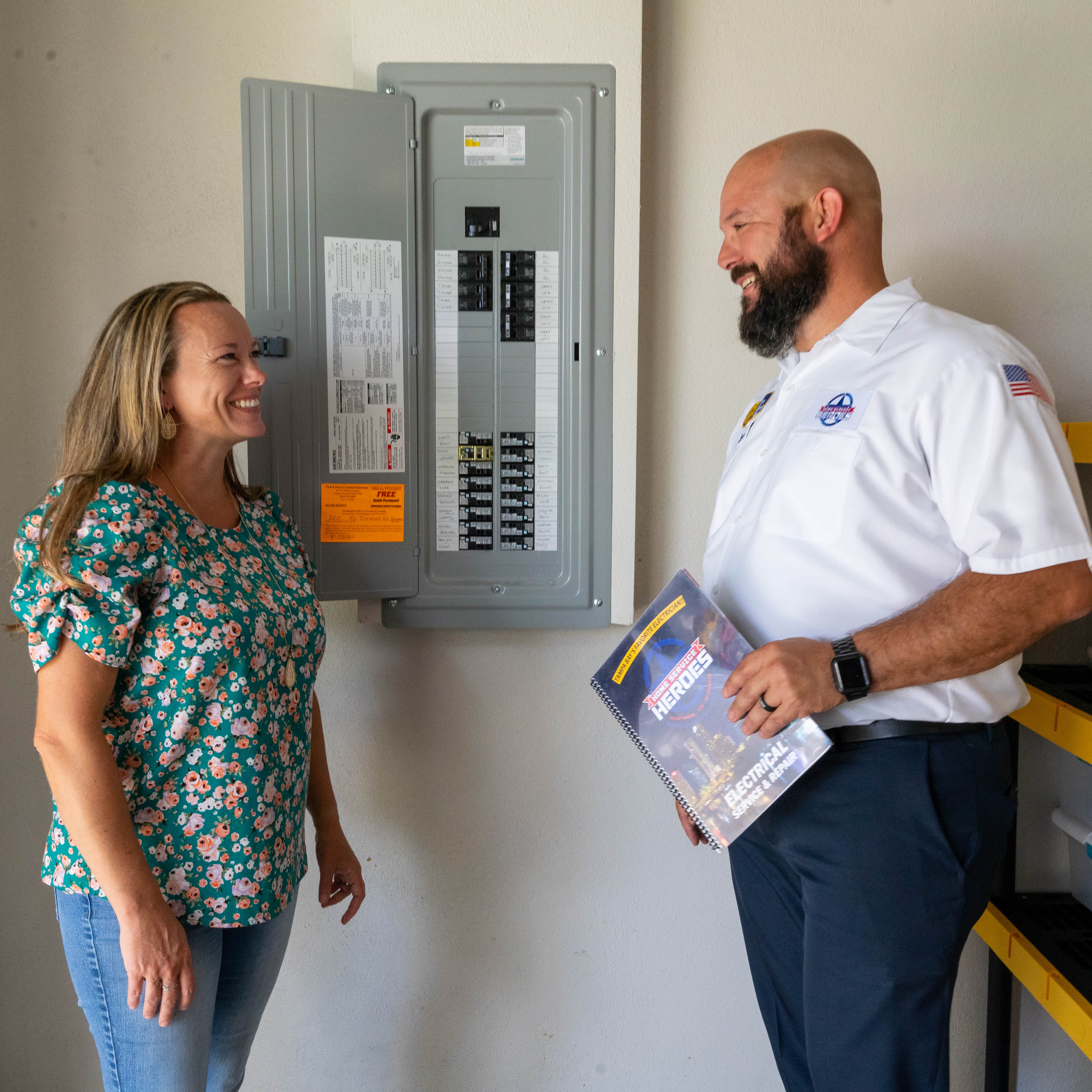 Experience top-notch electrical solutions with Home Service Heroes, where professionalism meets quality!