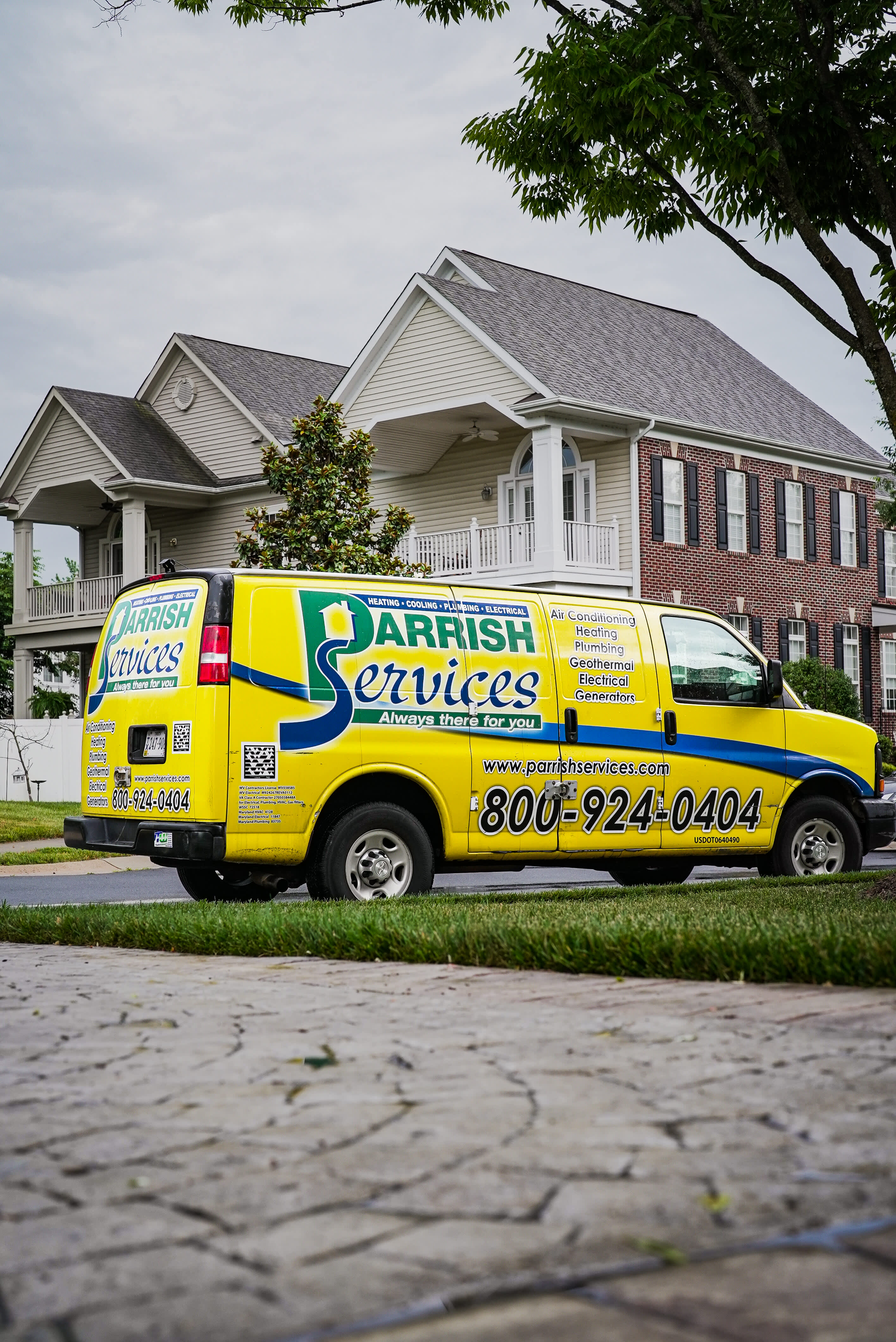 Choose Parrish Services for reliable HVAC, plumbing, and electrical solutions - always there for you!