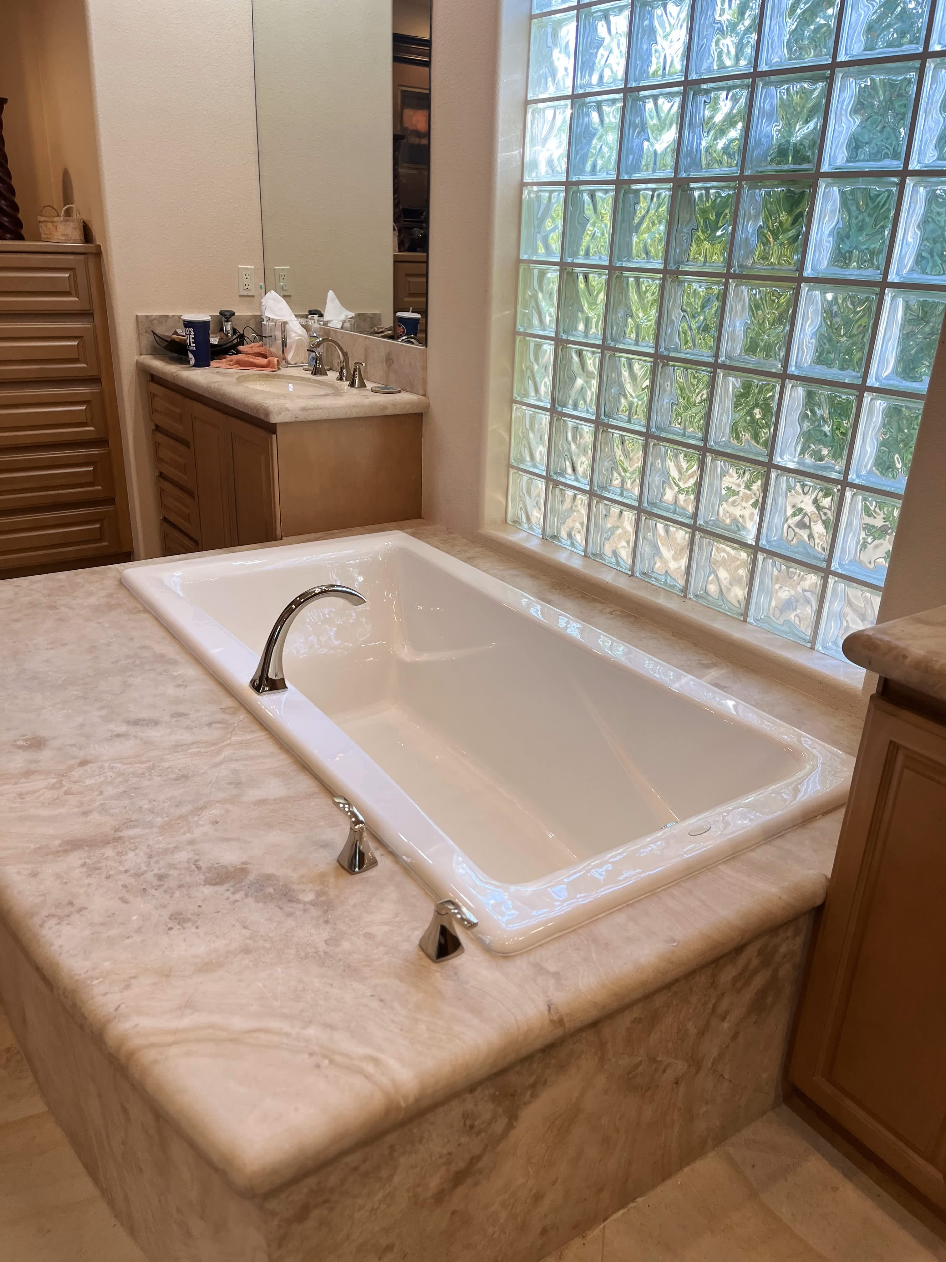 Upgrade your bathroom with the sleek and modern design expertise of General Air Conditioning & Plumbing.