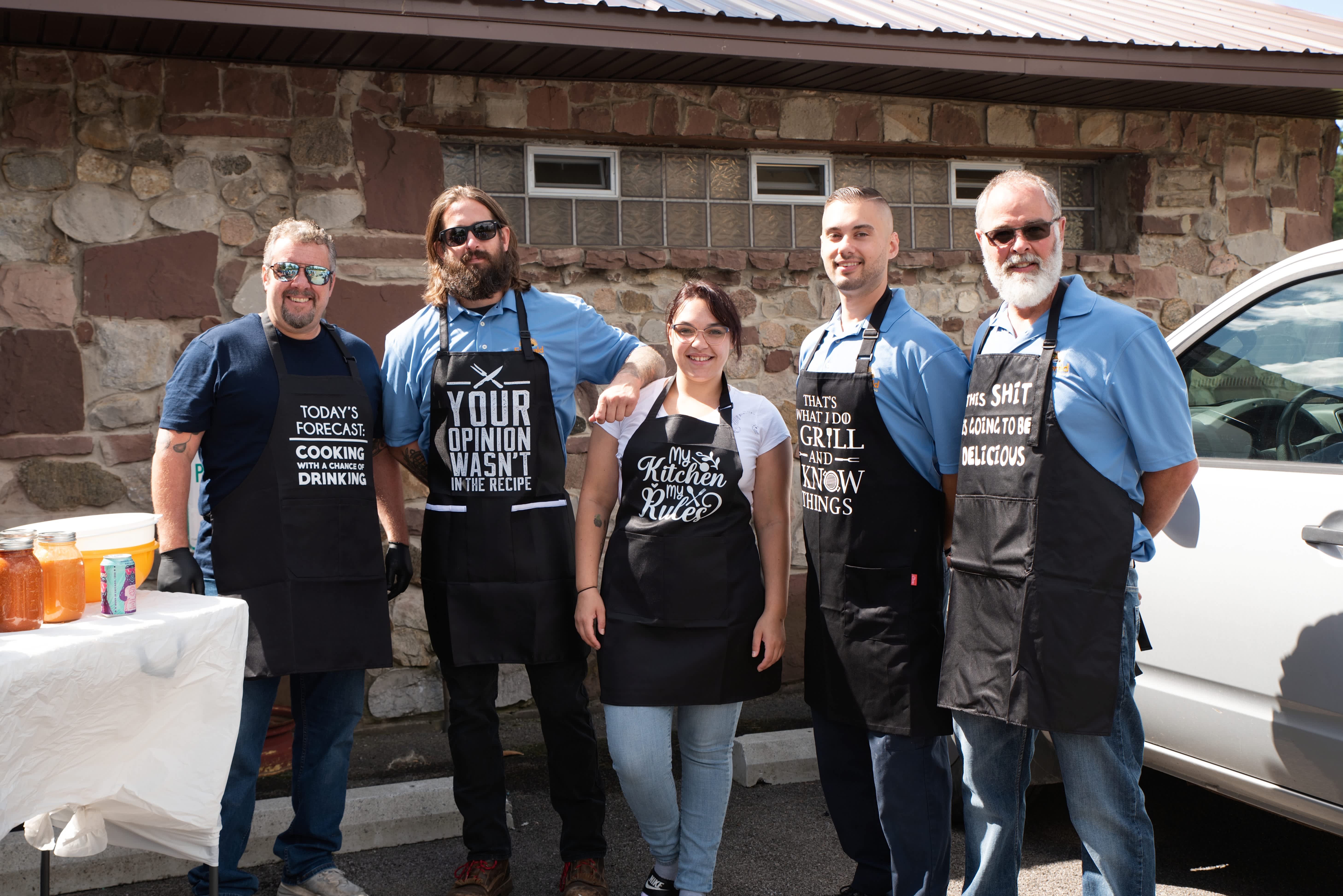 A friendly, professional team greets customers with confidence and care, showcasing Emerald Heating & Cooling’s approachable service.