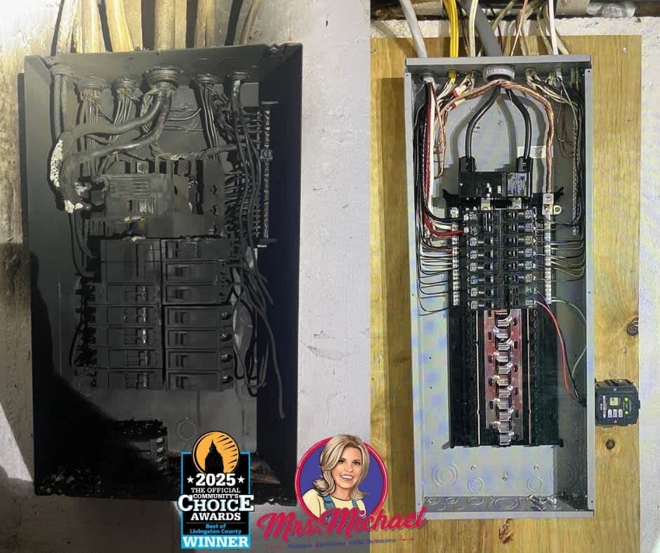 Trust the expertise of Mrs. Michael Plumbers, Electricians, and HVAC Technicians to ensure your electrical systems are safe and reliable, as testified by award-winning service.