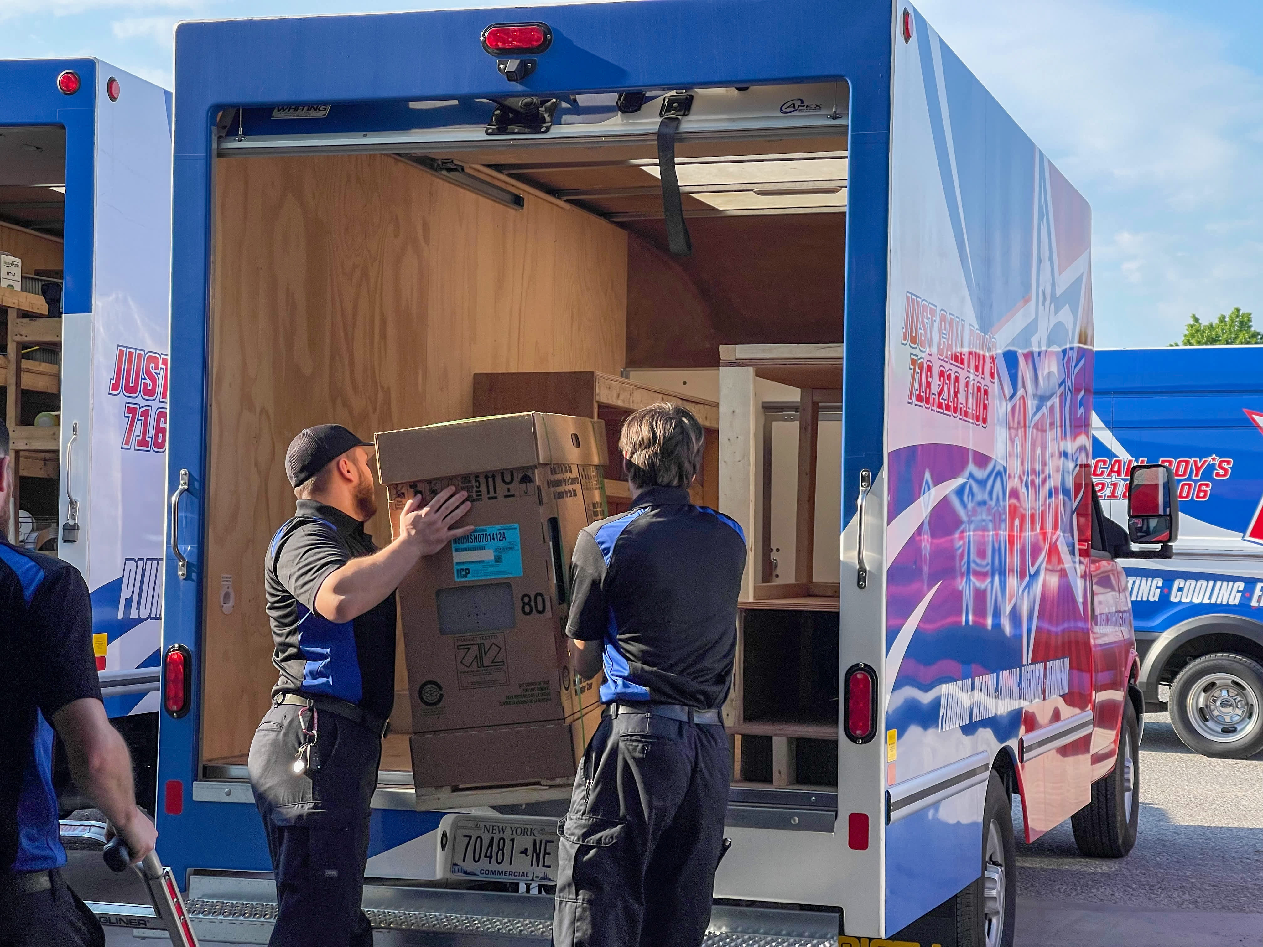 Experience seamless service with Roy's Plumbing, Heating, Cooling & Electrical, where expert technicians handle every job with precision and care.