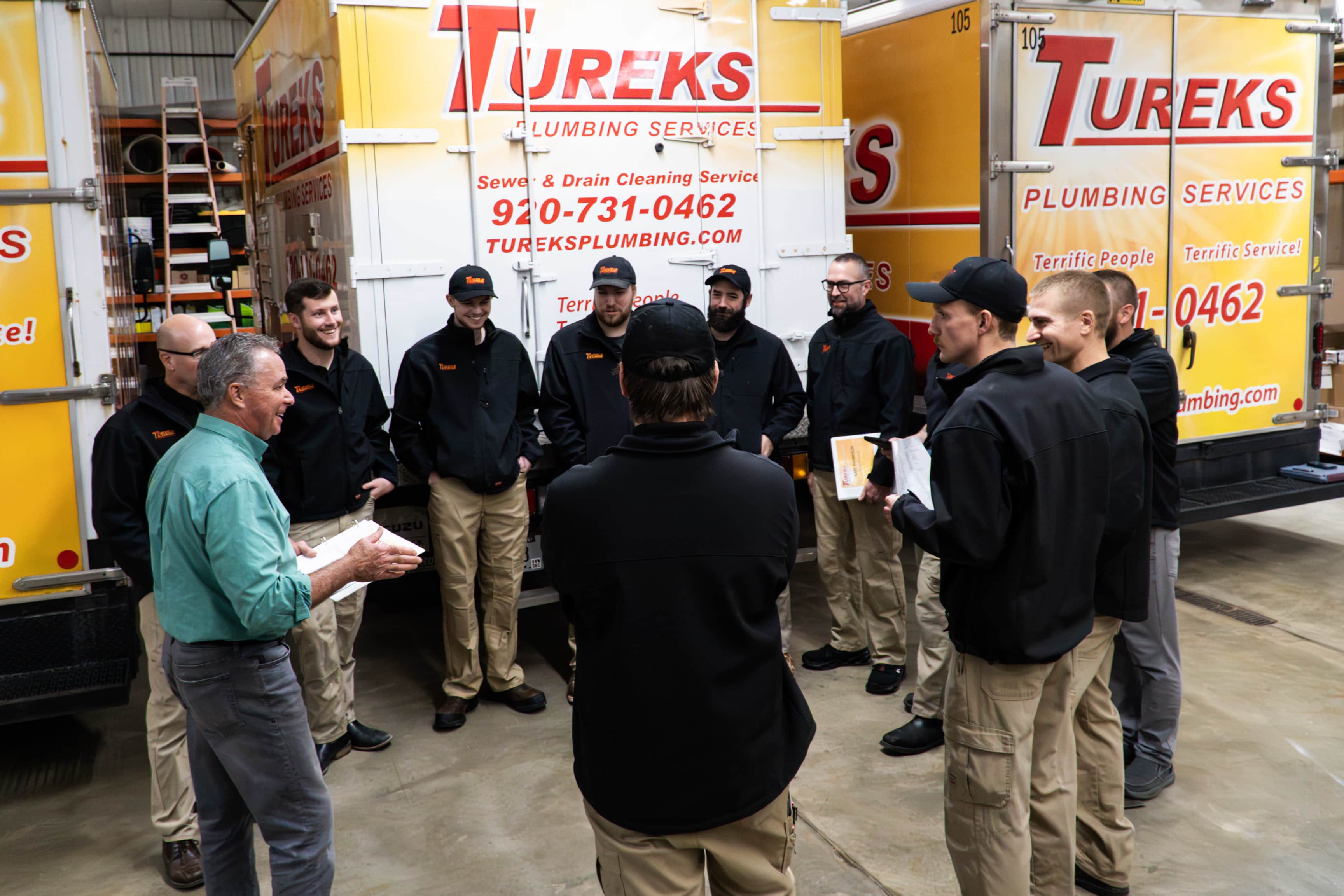 Tureks Plumbing Services: Where professional teamwork meets exceptional plumbing solutions.