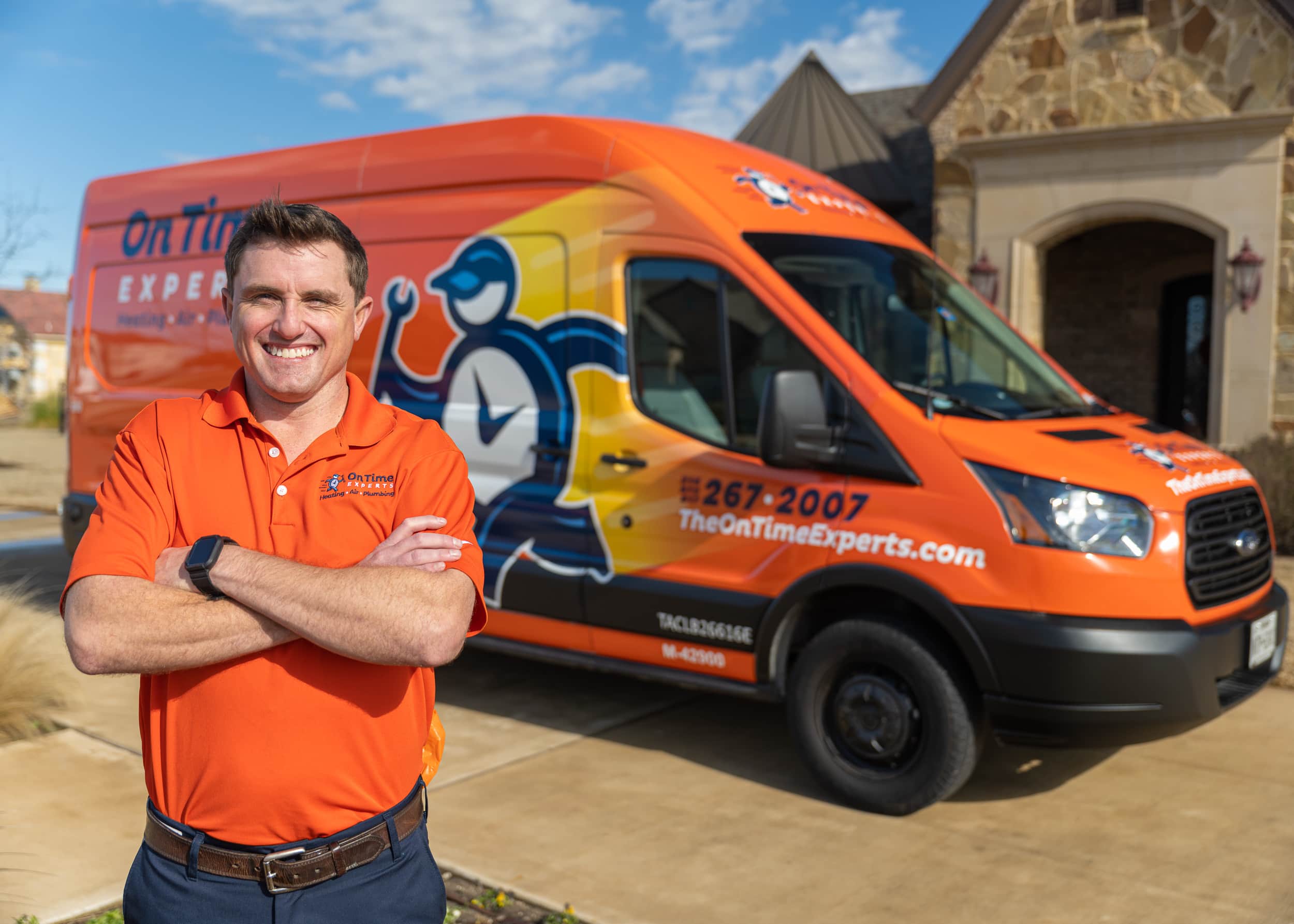 Experience professional and reliable service with On Time Experts, your trusted partner in HVAC, Heating, and Plumbing solutions.