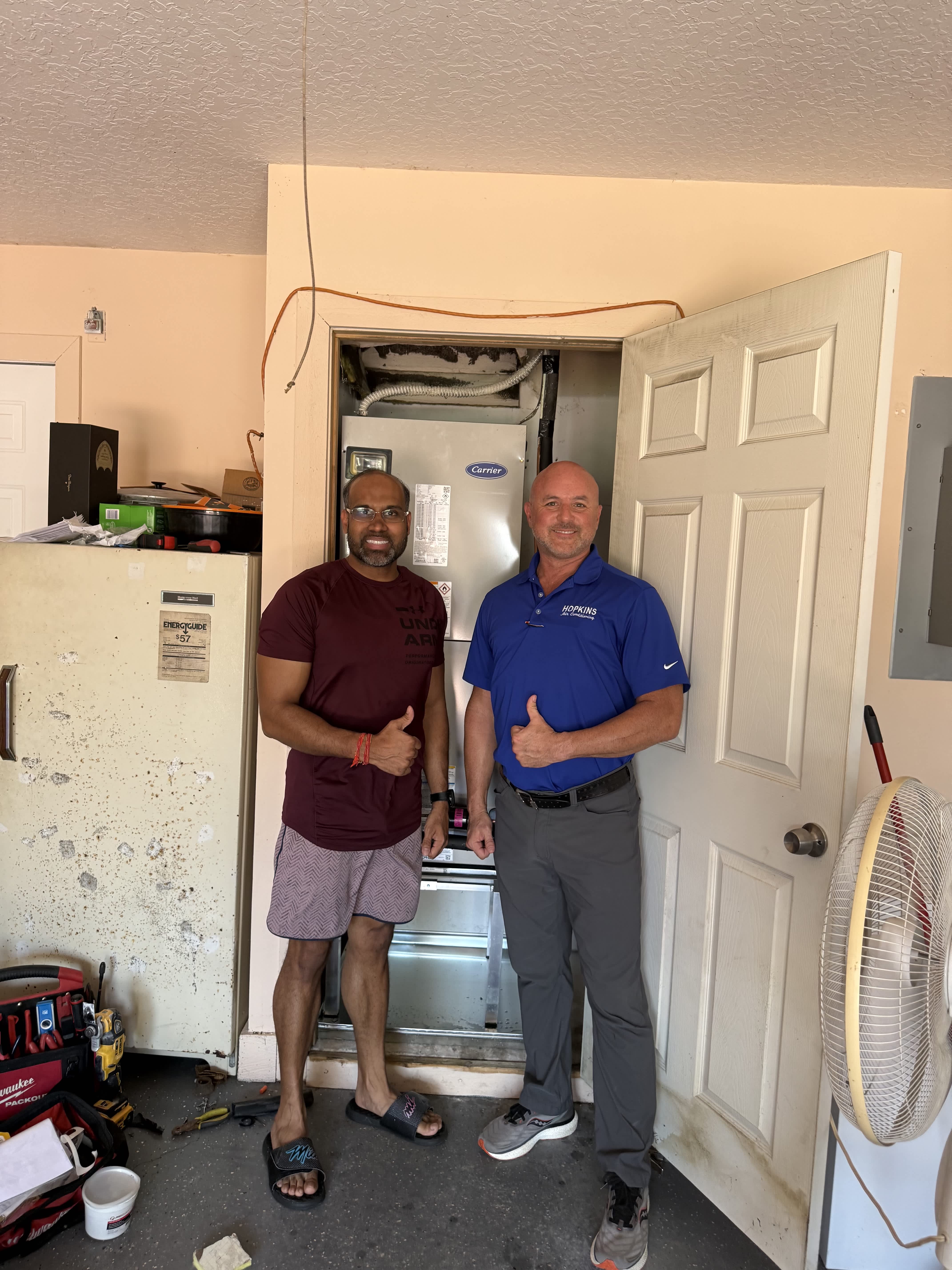Experience top-notch HVAC service with Hopkins Air Conditioning, where quality meets satisfaction.