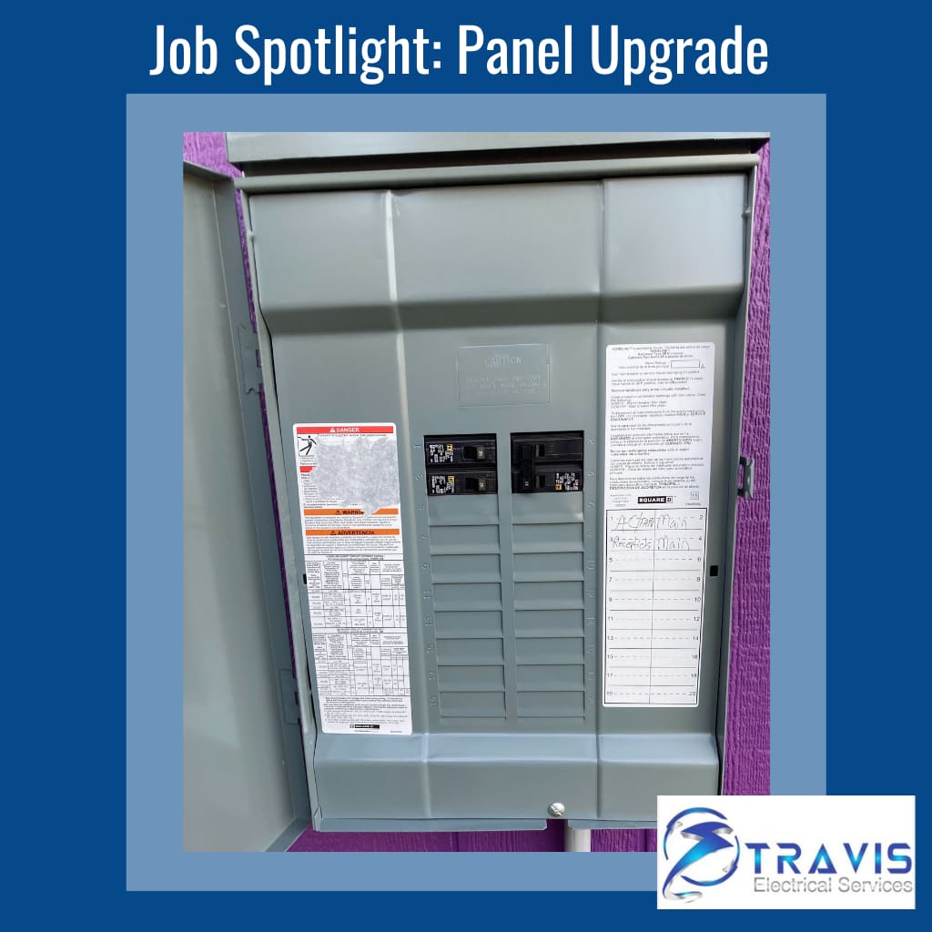Enhance your home's electrical efficiency with the expert panel upgrades from Travis' Electrical Services of Lafayette.
