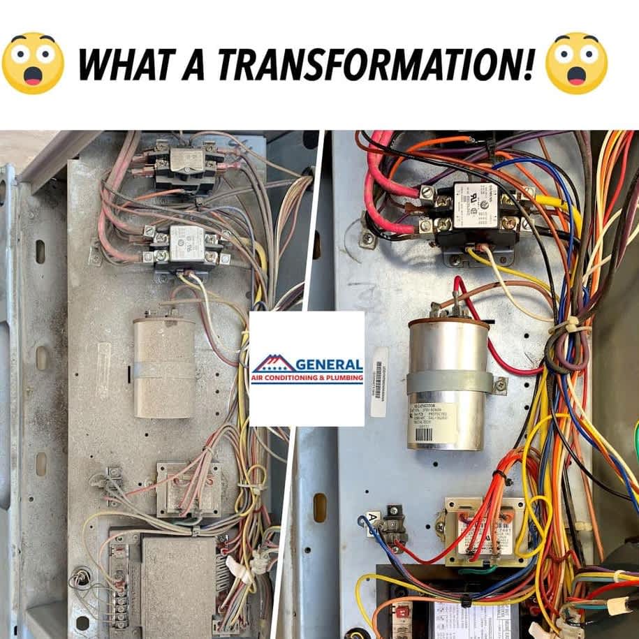 General Air Conditioning & Plumbing showcases spectacular transformations, ensuring top-quality service every time!