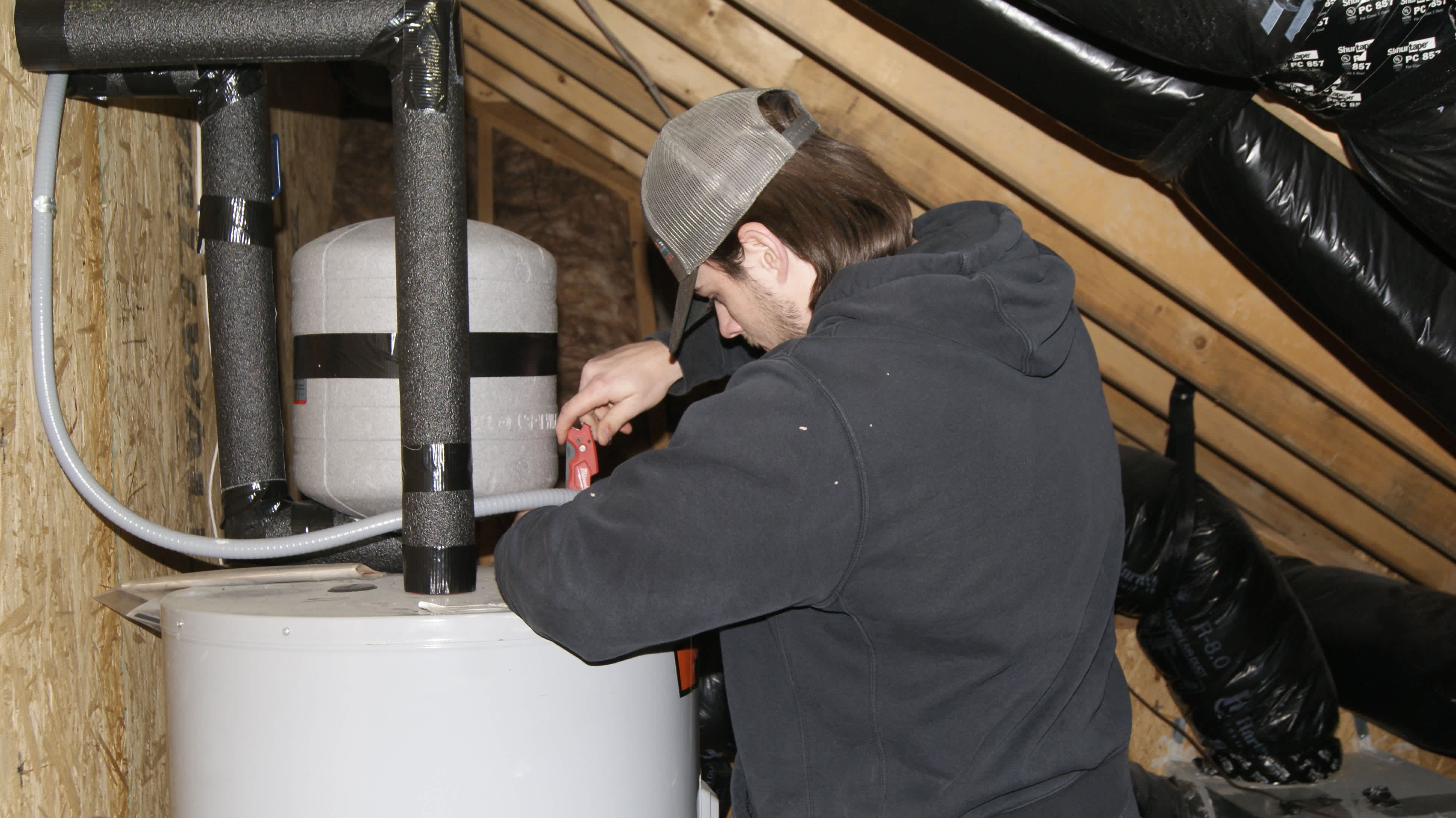 Streamline Services Plumbing, HVAC & Electrical ensures top-quality water heater maintenance, providing peace of mind for your home's essential systems.