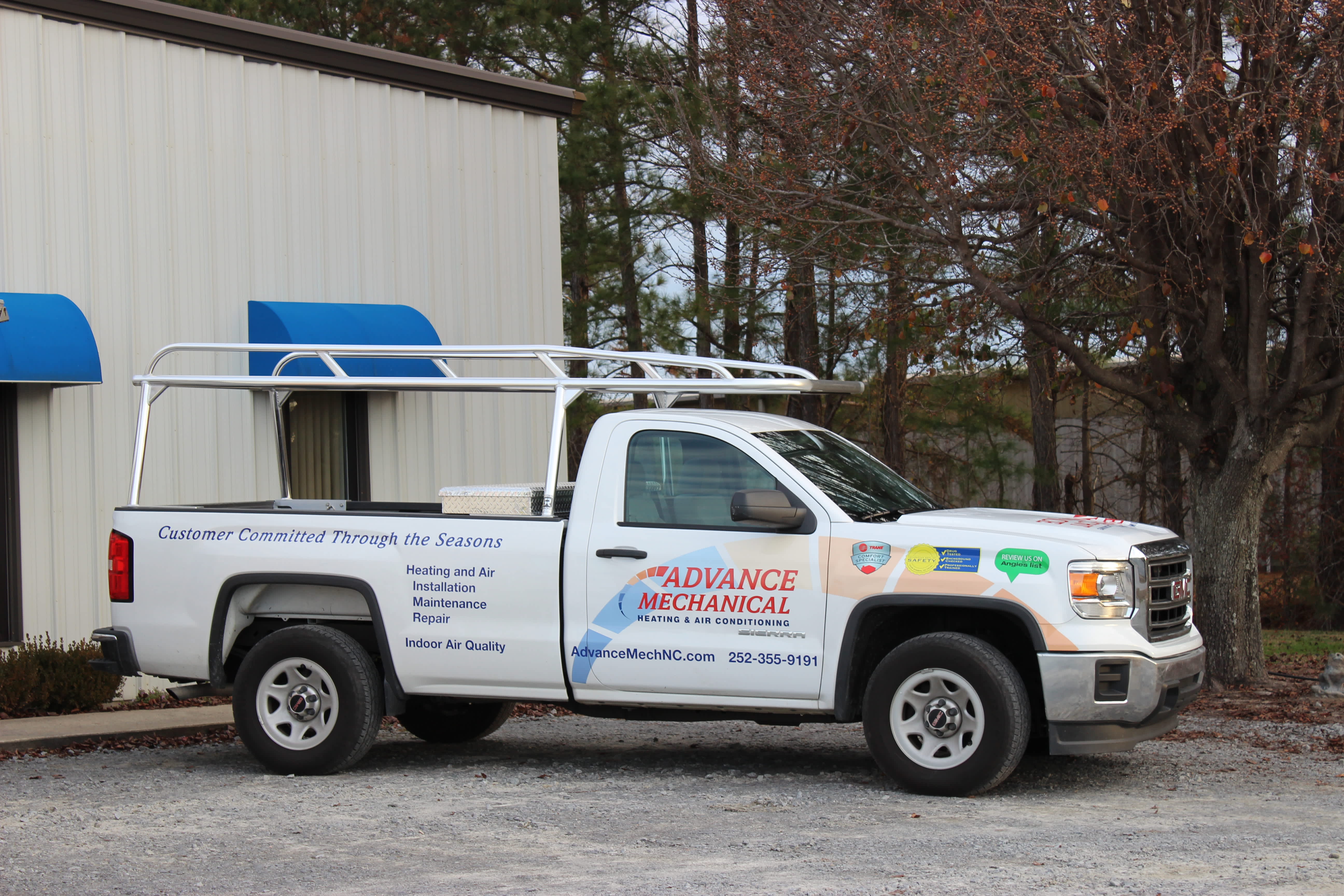 Advance Mechanical Heating & Air Conditioning—Customer Committed Through the Seasons with Reliable and Professional HVAC Services.