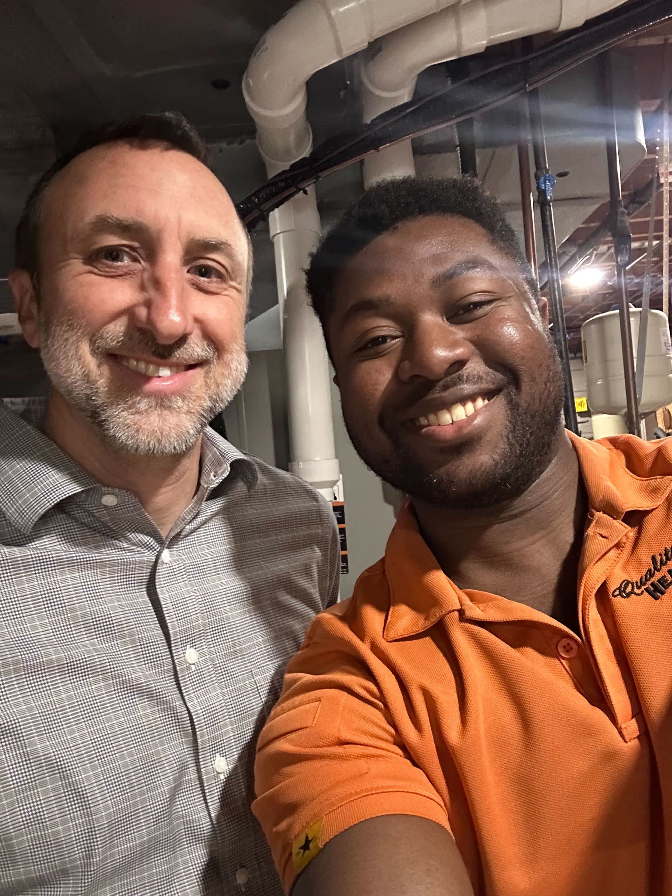 At Quality Heating & Cooling, we ensure our team is always ready to provide friendly and professional service with a smile.