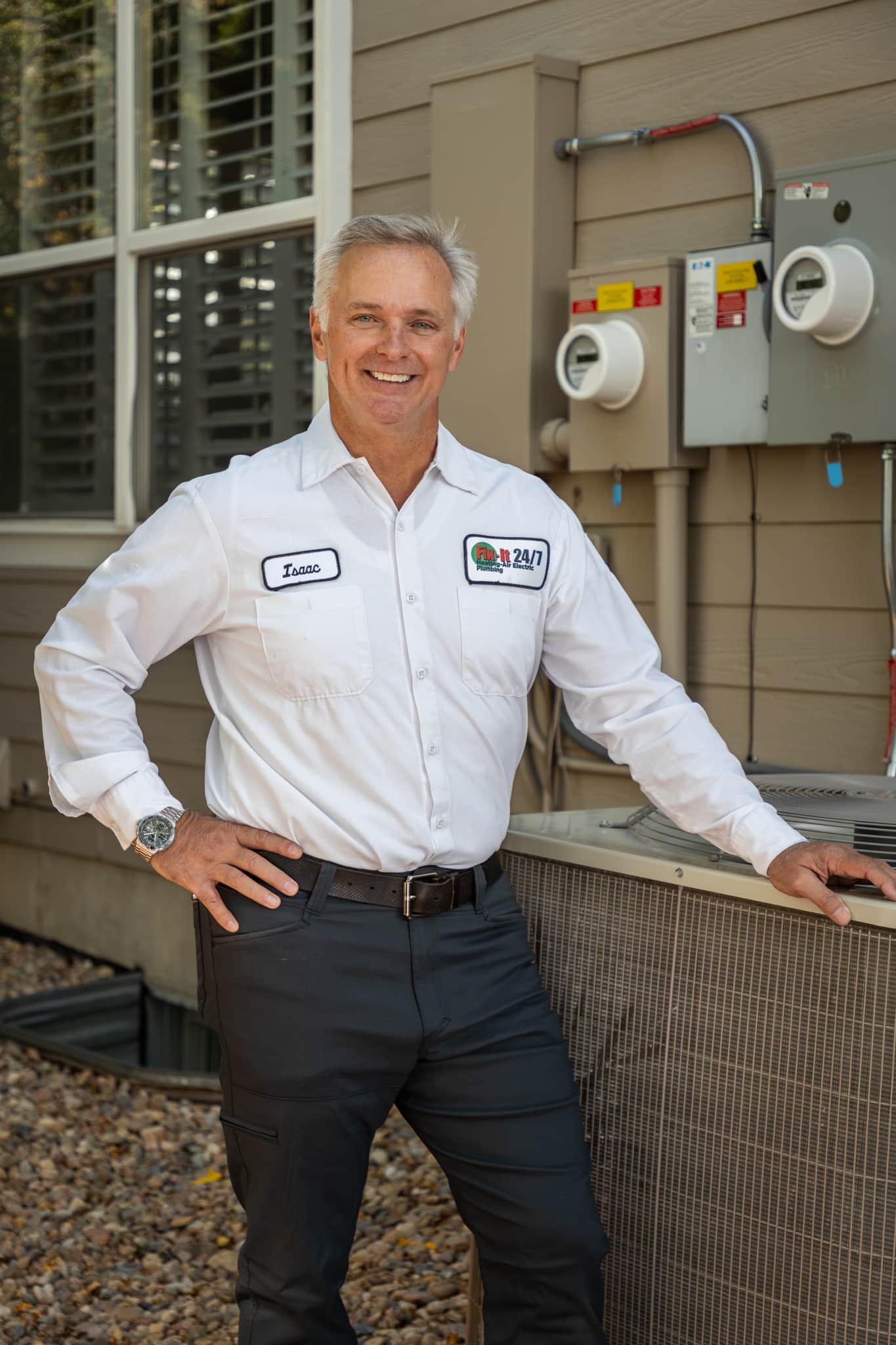 Trust Fix-it 24/7 Plumbing, Heating, Air & Electric for professional HVAC services delivered with a smile.