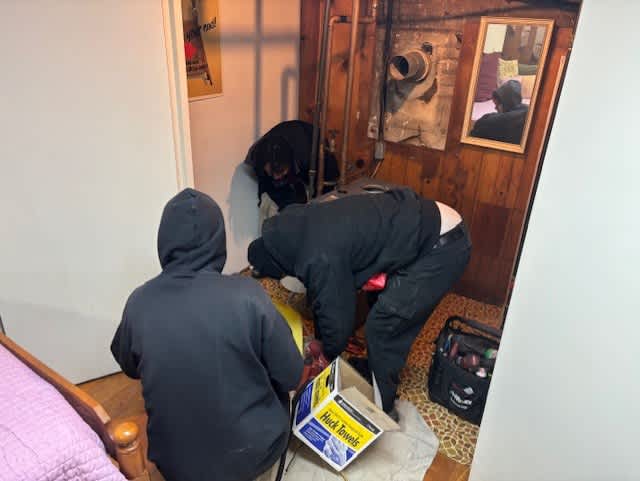 Parrish Services' experienced technicians work carefully inside your home to restore plumbing reliability while protecting floors and belongings.
