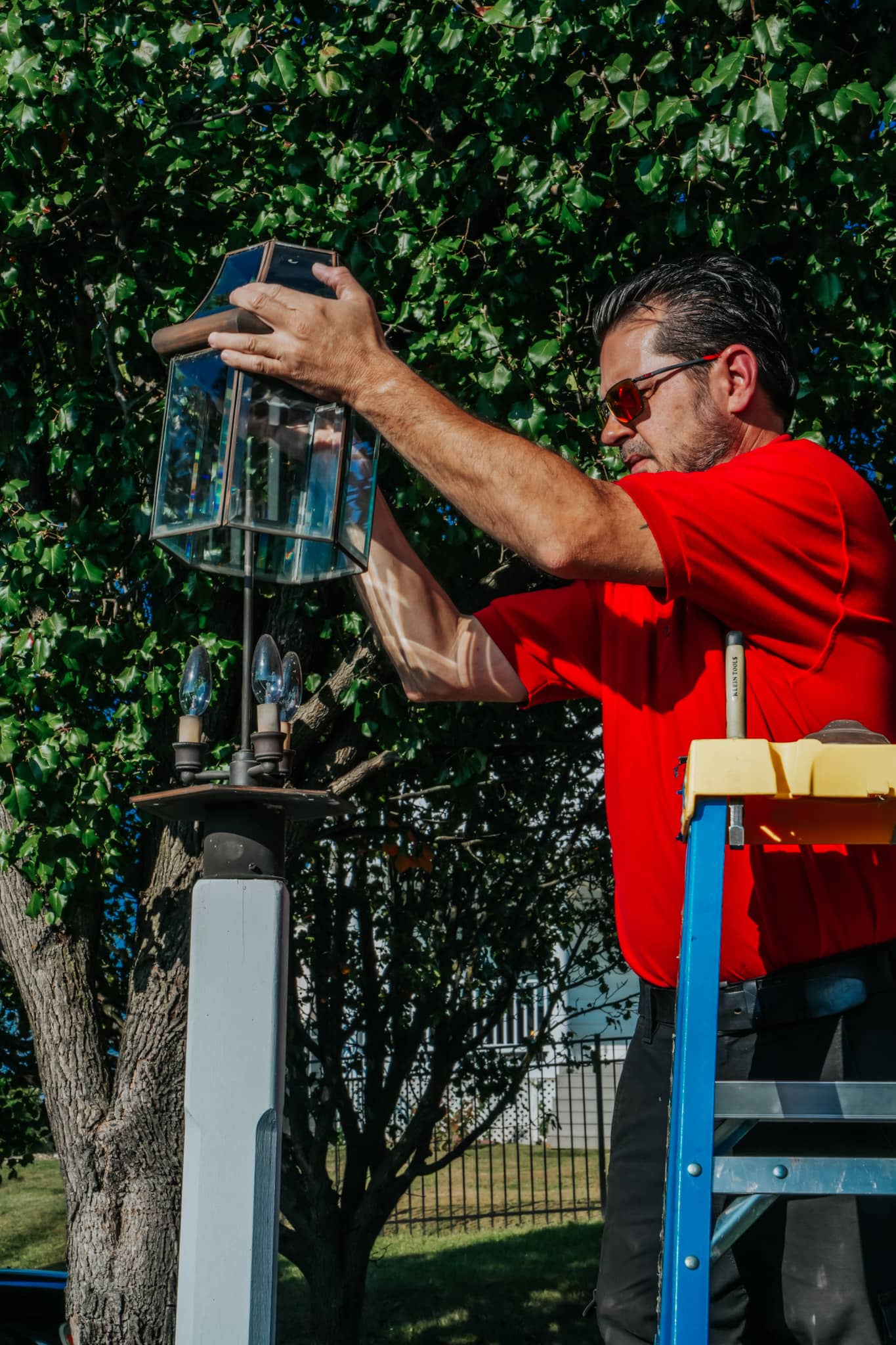 Trust Parrish Services for careful outdoor lighting repairs, where our technicians deliver reliable craftsmanship and safe installations.