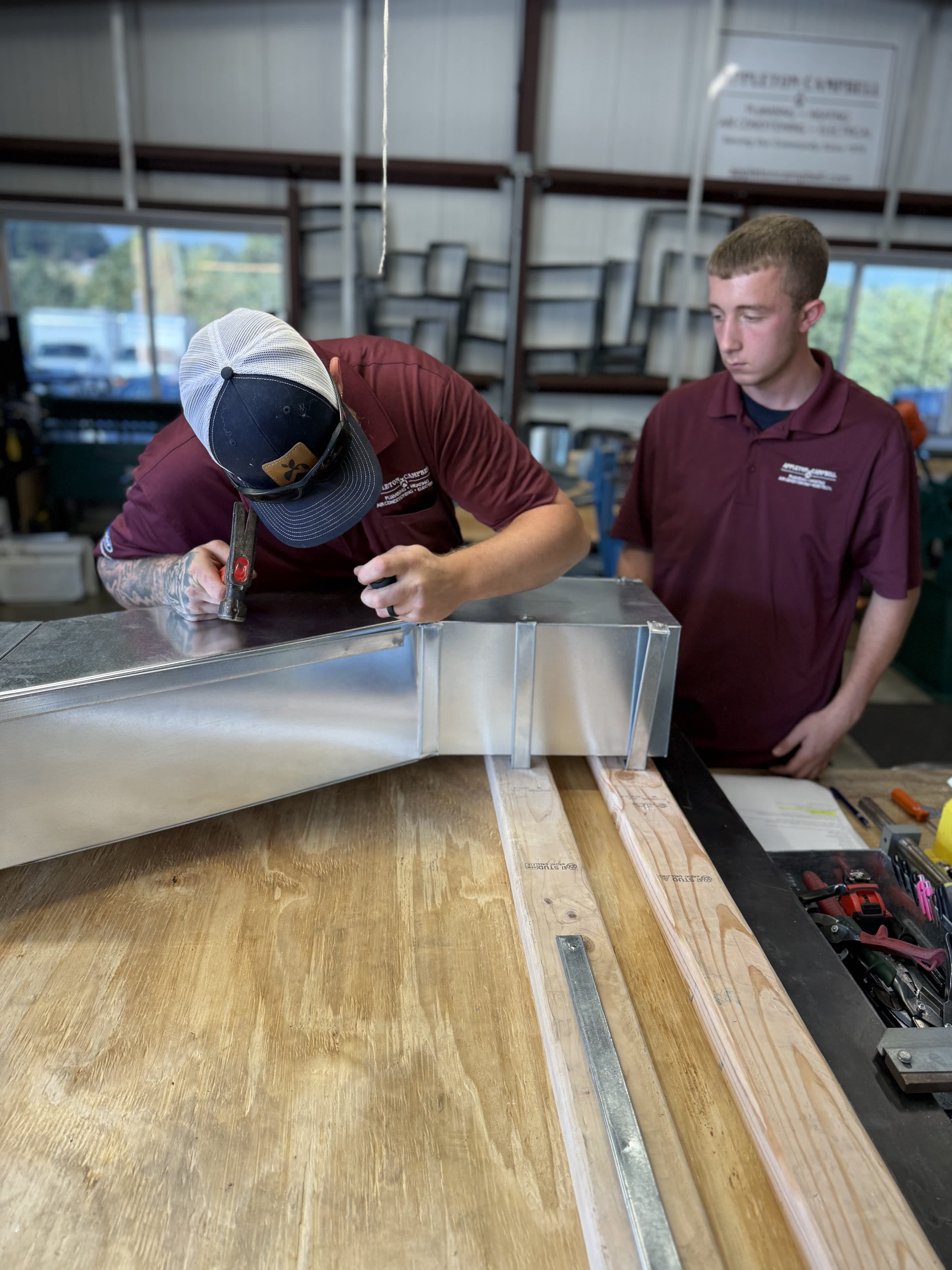 Expert craftsmanship meets professionalism at Appleton Campbell for your HVAC needs.