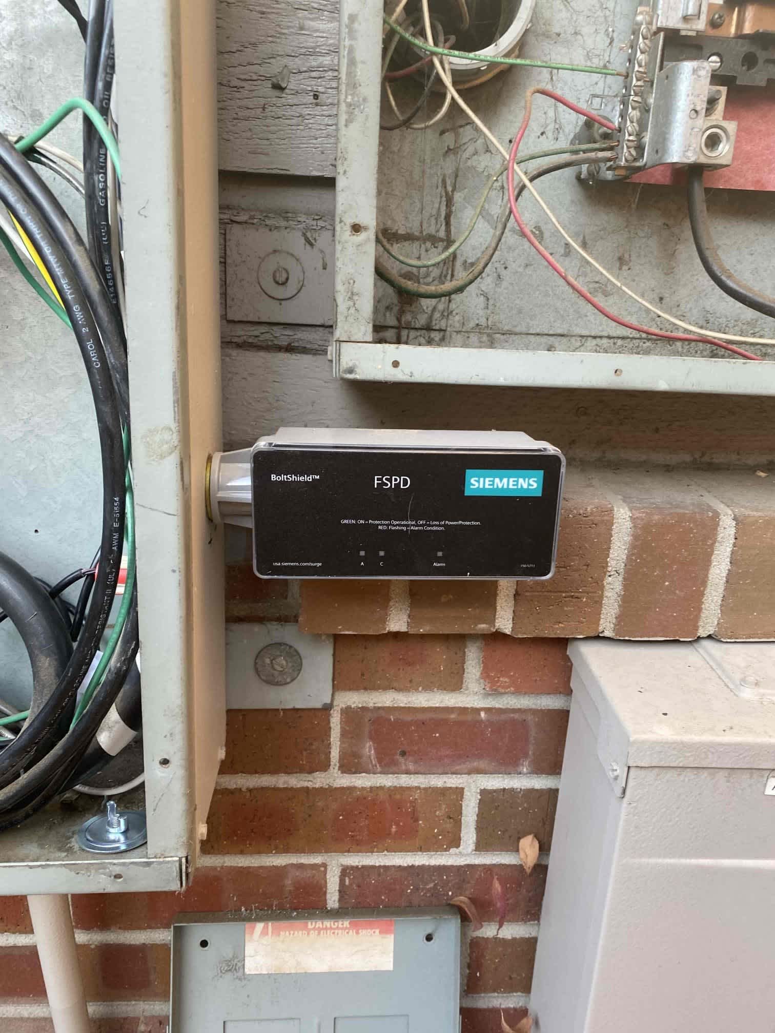 Ensure your home’s safety with Bell Plumbing, Heating, Cooling & Electrical’s top-notch electrical services, featuring reliable surge protection solutions.