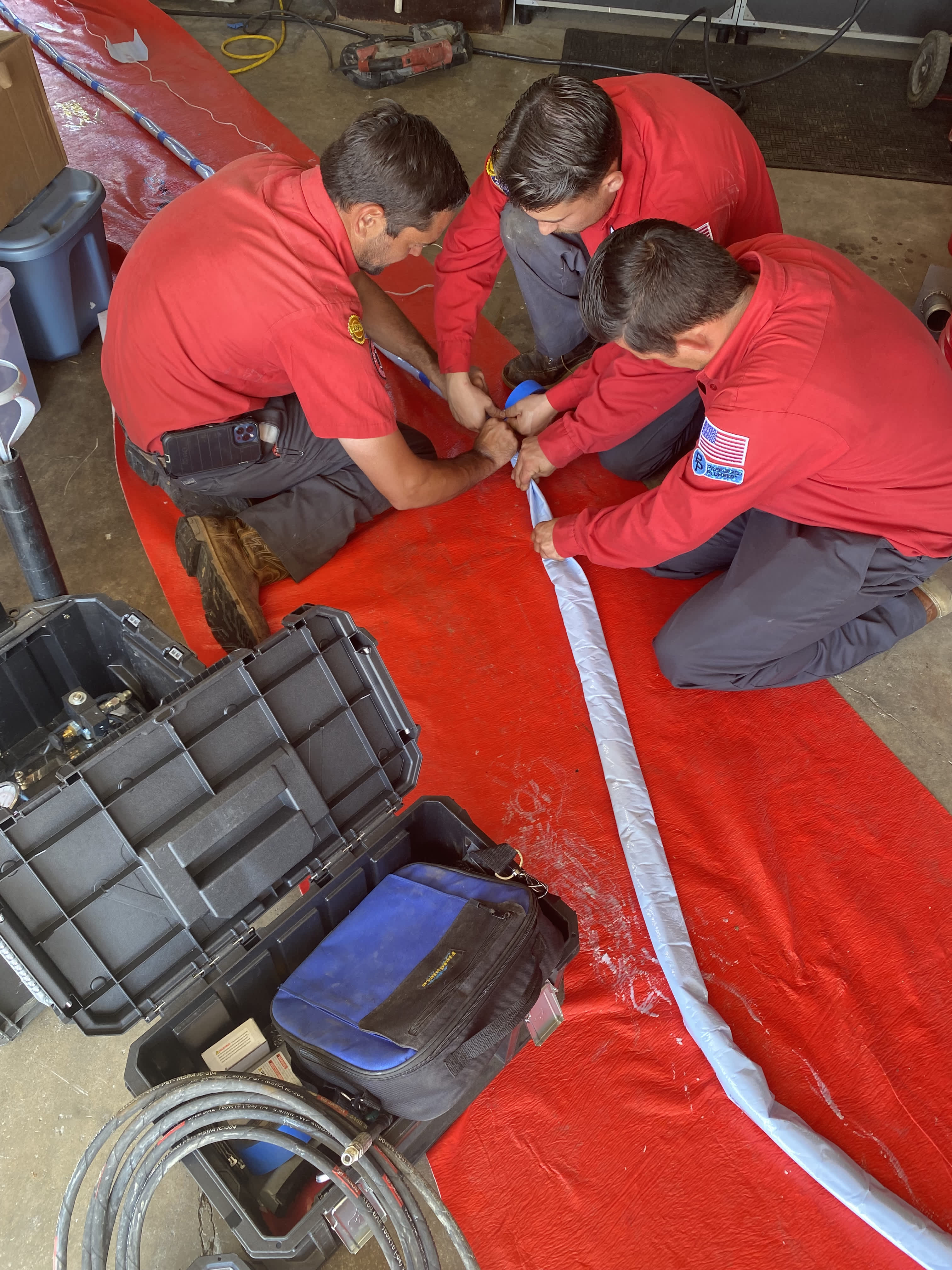 Moffett Plumbing & Air: Where teamwork meets quality to deliver dependable plumbing services.