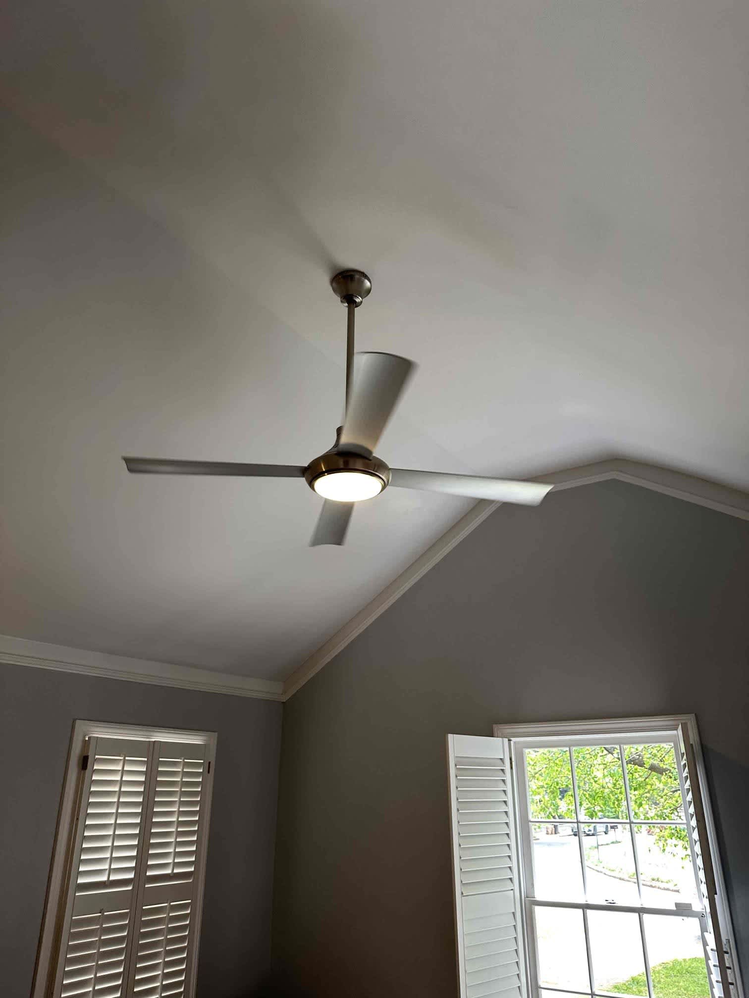 Aardvark Electric, Inc. delivers clean, professional ceiling fan installations that enhance room comfort and visual appeal for homeowners.