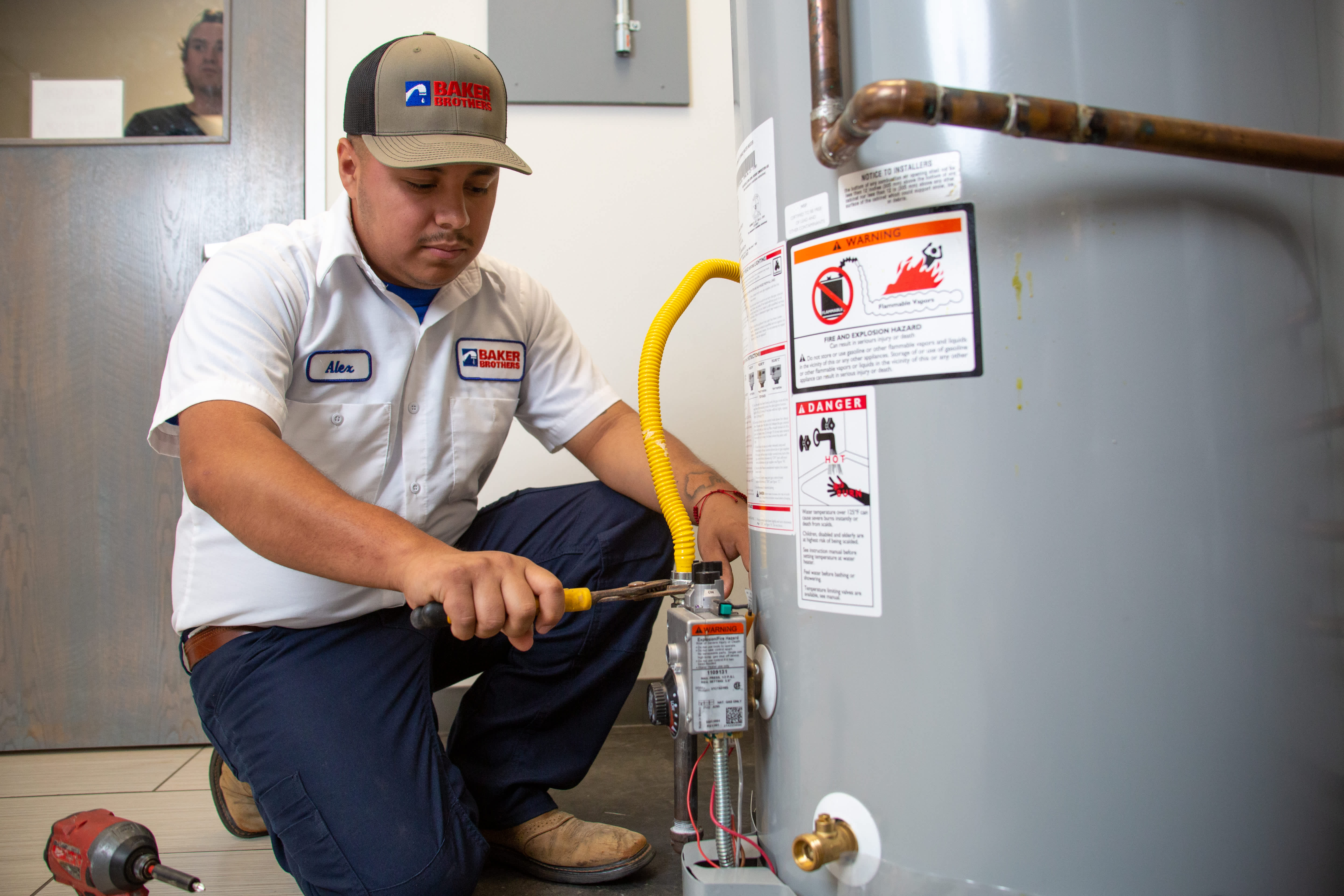 Expert plumbing services you can trust with Baker Brothers Plumbing, Air & Electric.